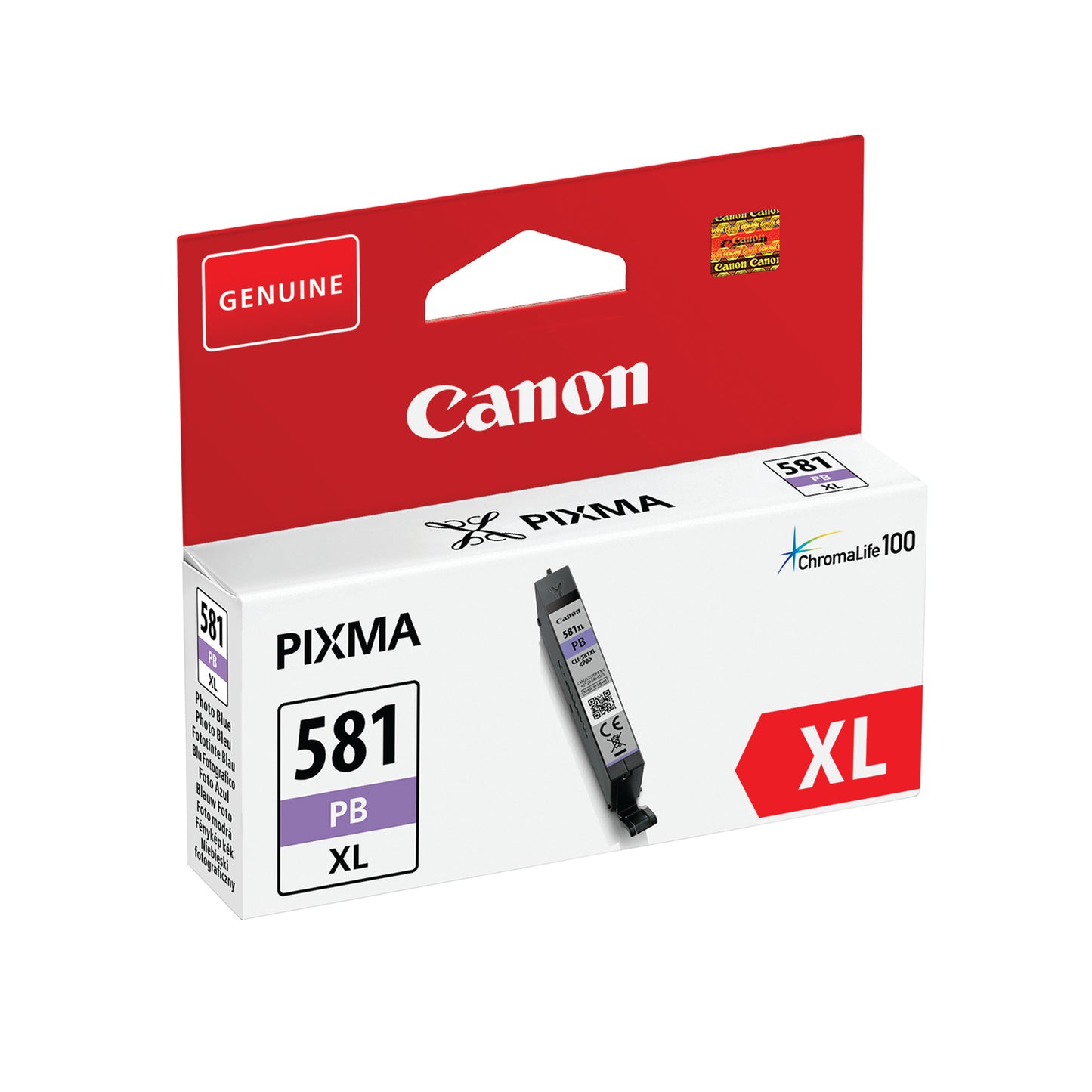 Canon CLI-581XL Inkjet Cartridge High Yield Photo Blue 2053C001