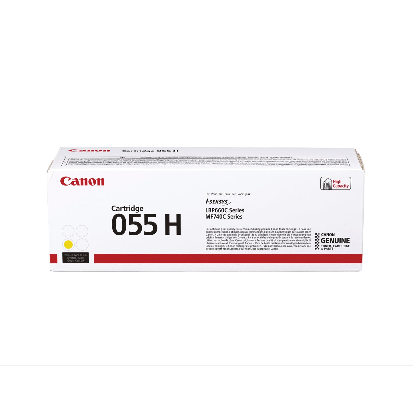 Canon 055H toner cartridge 1 pc(s) Original Yellow