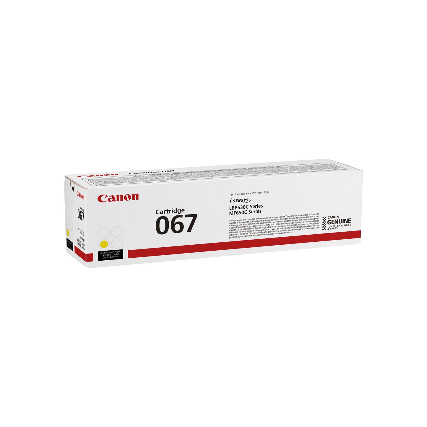 Canon 067 Toner Cartridge Yellow 5099C002
