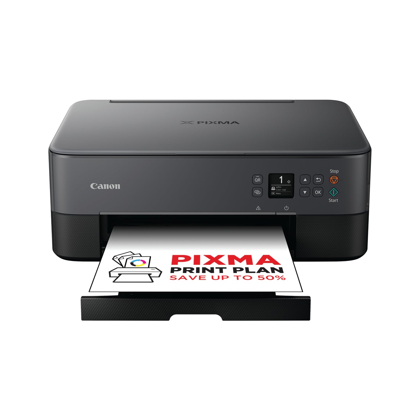 Canon PIXMA TS5350i Wireless Colour 3-in-One Inkjet Photo Printer, Black