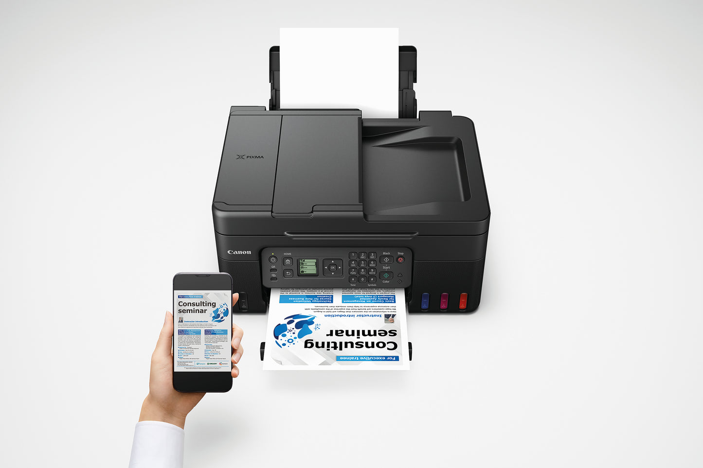 Canon PIXMA G4570 Wireless Colour All-in-one Refillable MegaTank Inkjet Printer