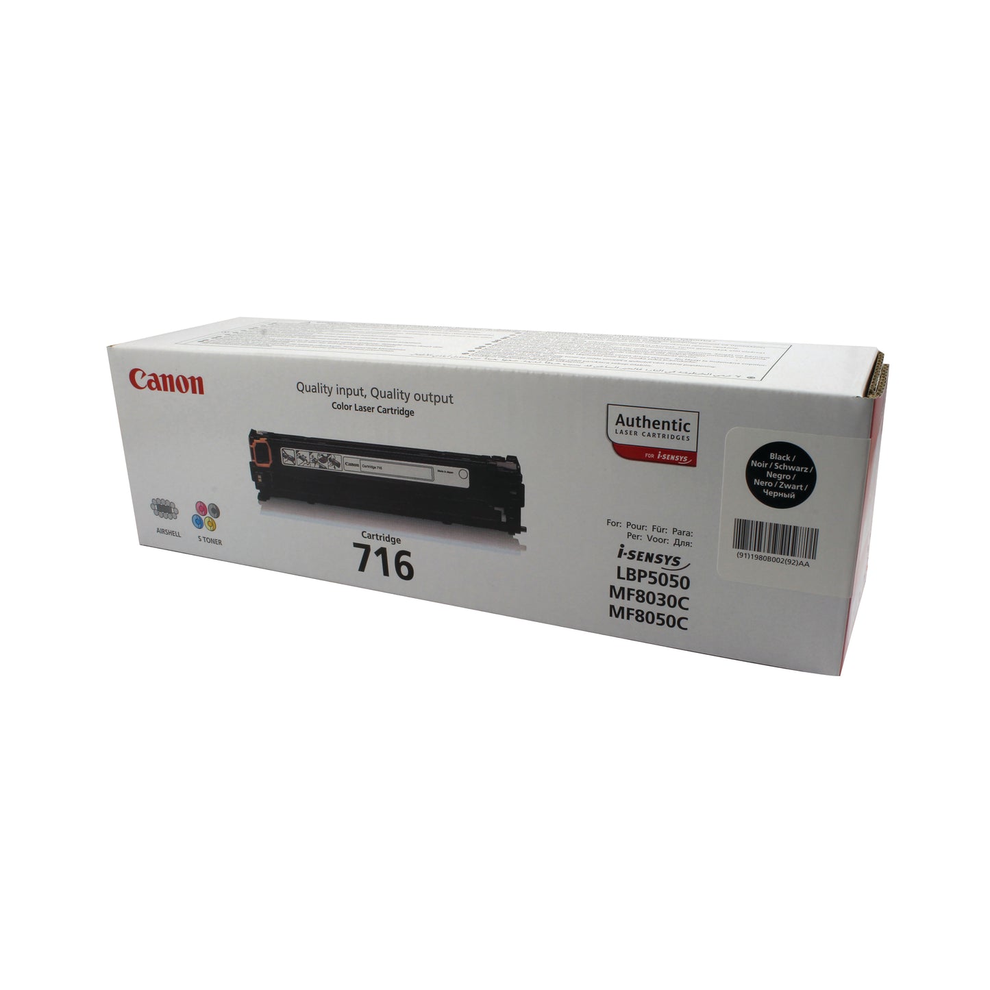 Canon Cartridge 716 Black toner cartridge 1 pc(s) Original