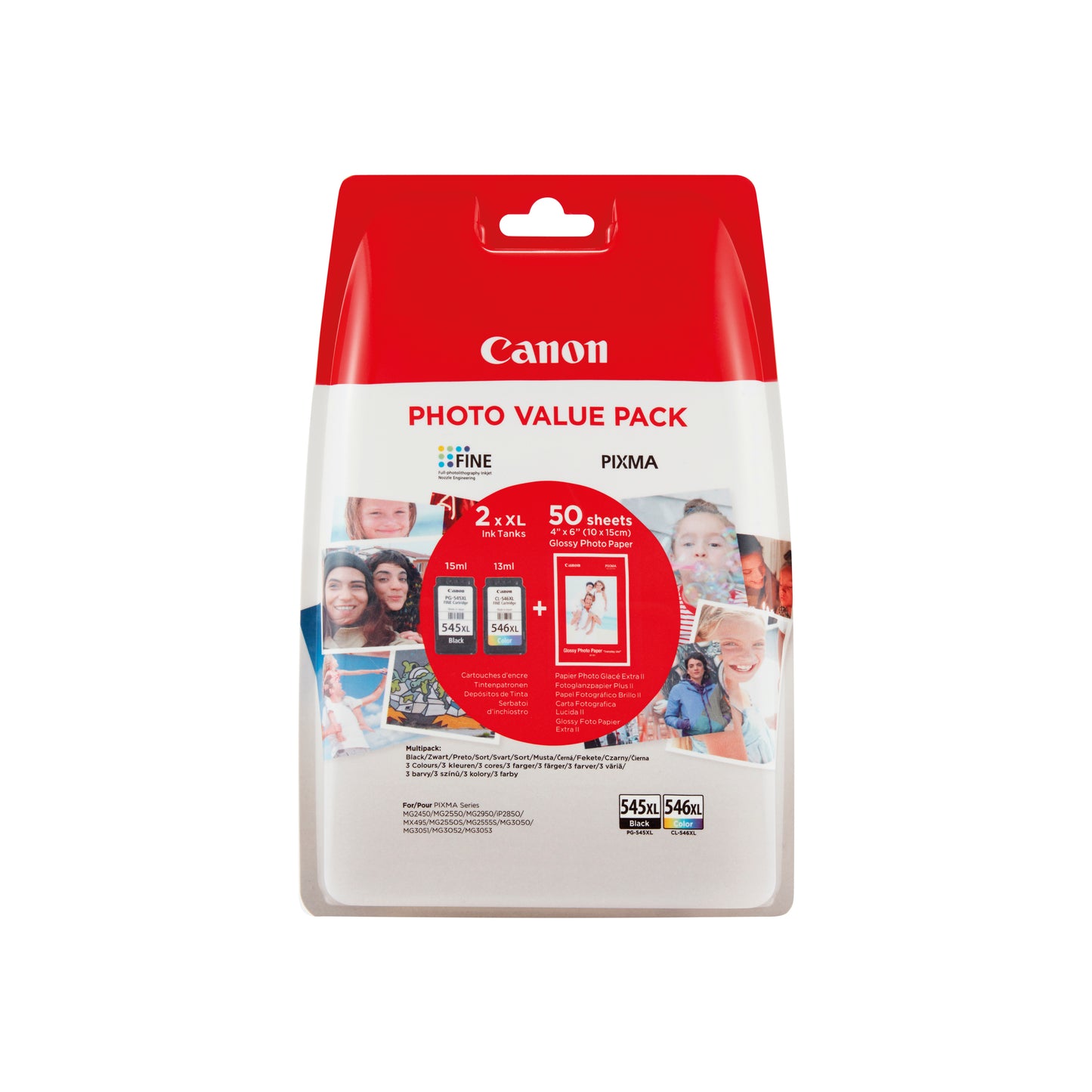 Canon 8286B011 ink cartridge 2 pc(s) Original Black, Cyan, Magenta, Yellow