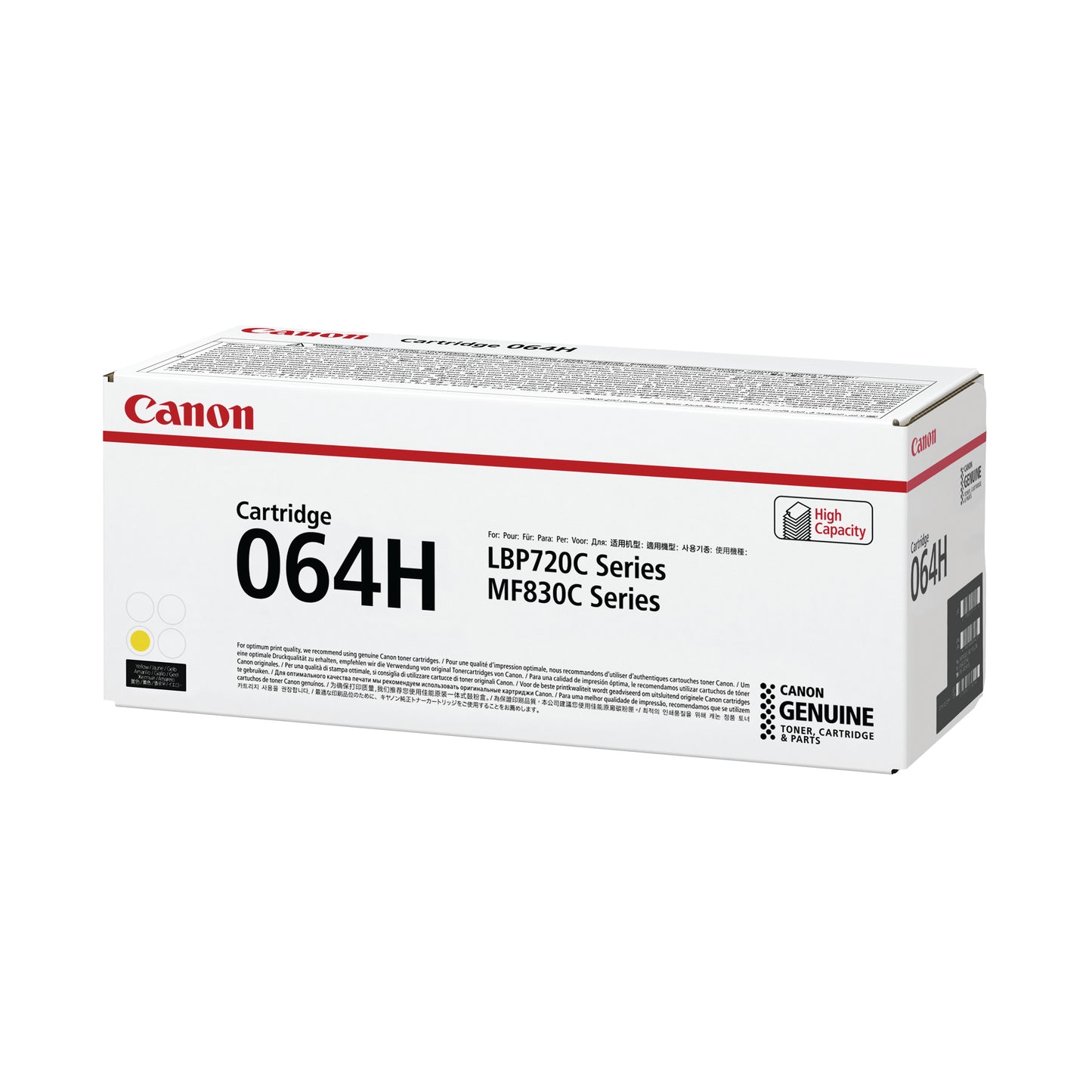 Canon Cartridge 064 High Yield Yellow Laser Toner Cartridge 4932C001