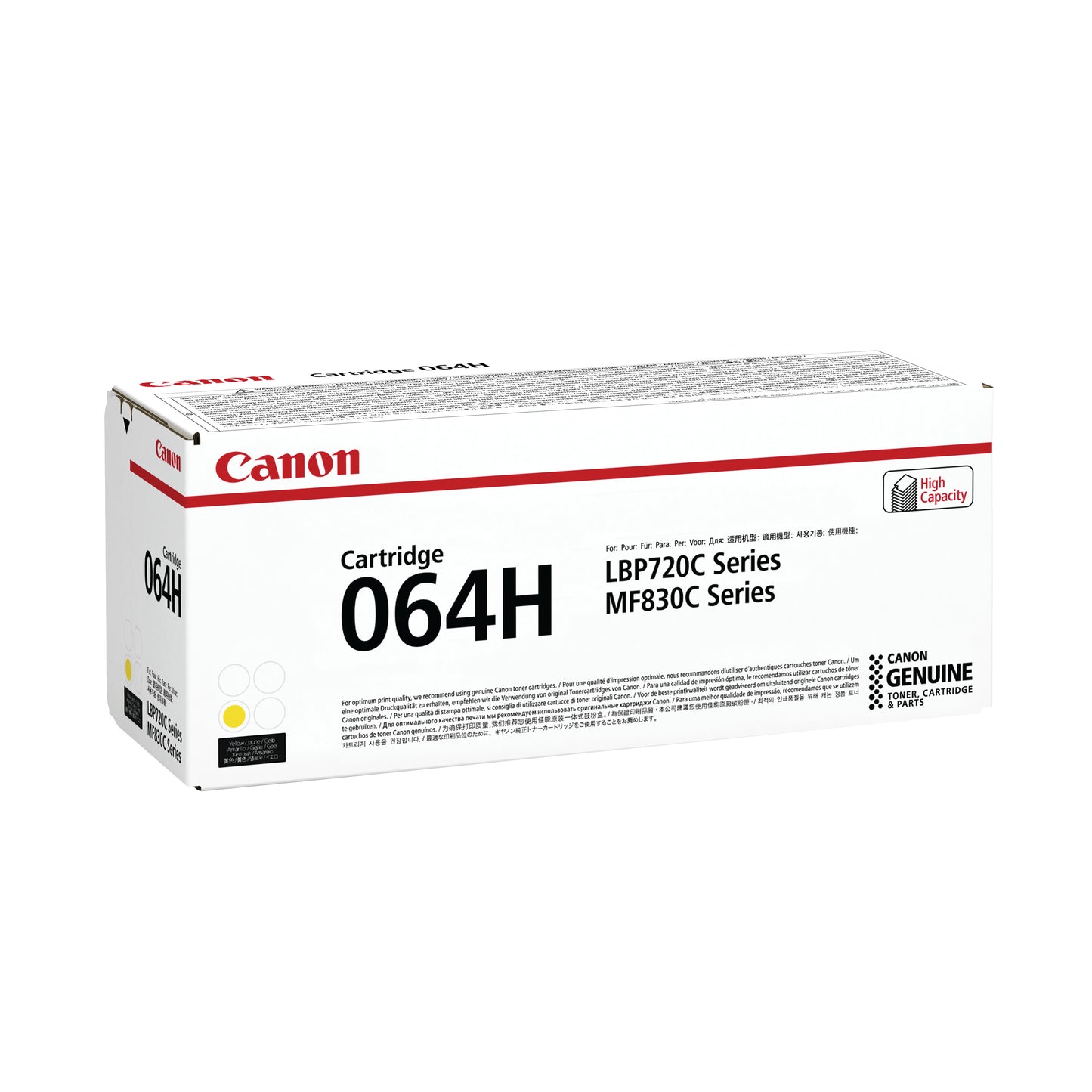 Canon Cartridge 064 High Yield Yellow Laser Toner Cartridge 4932C001