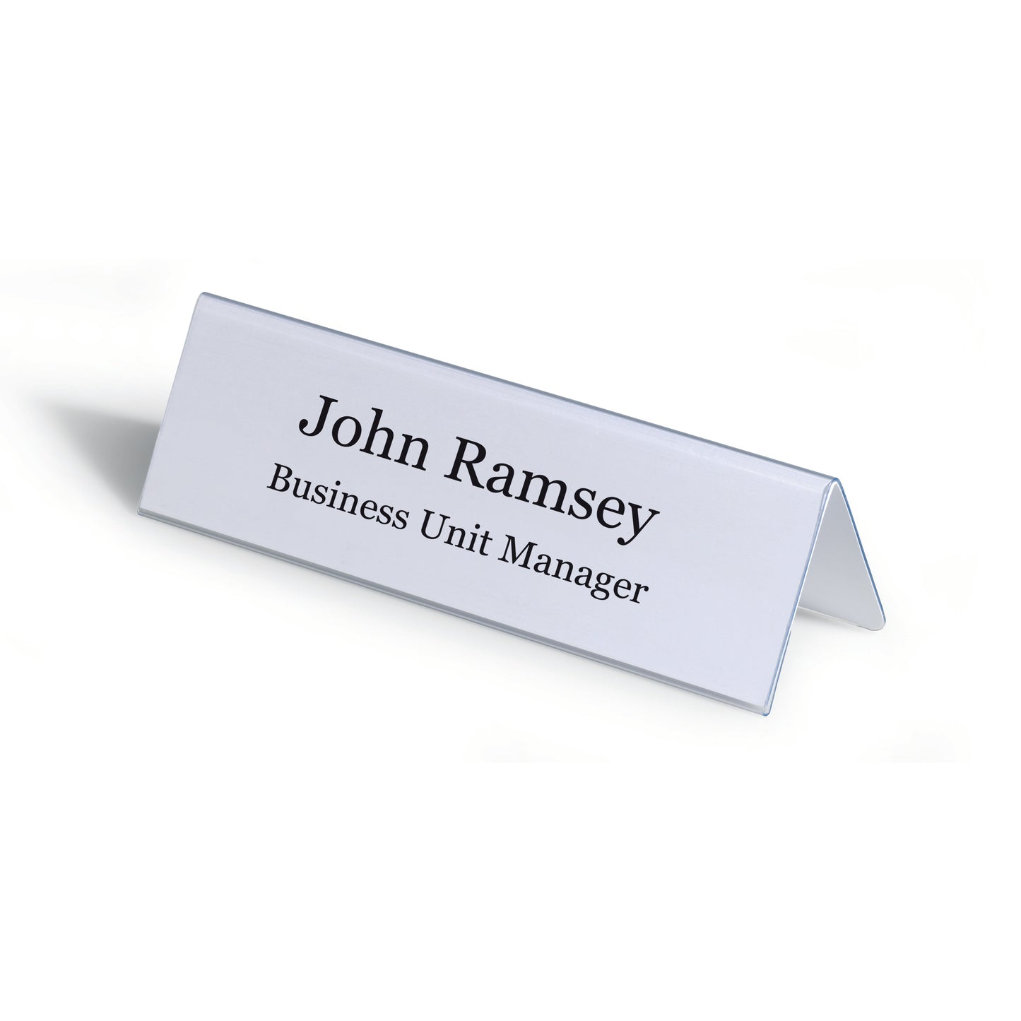 Durable Badgemaker Insert Sheets 61/122x210mm 150gsm White (Pack of 20) 146002