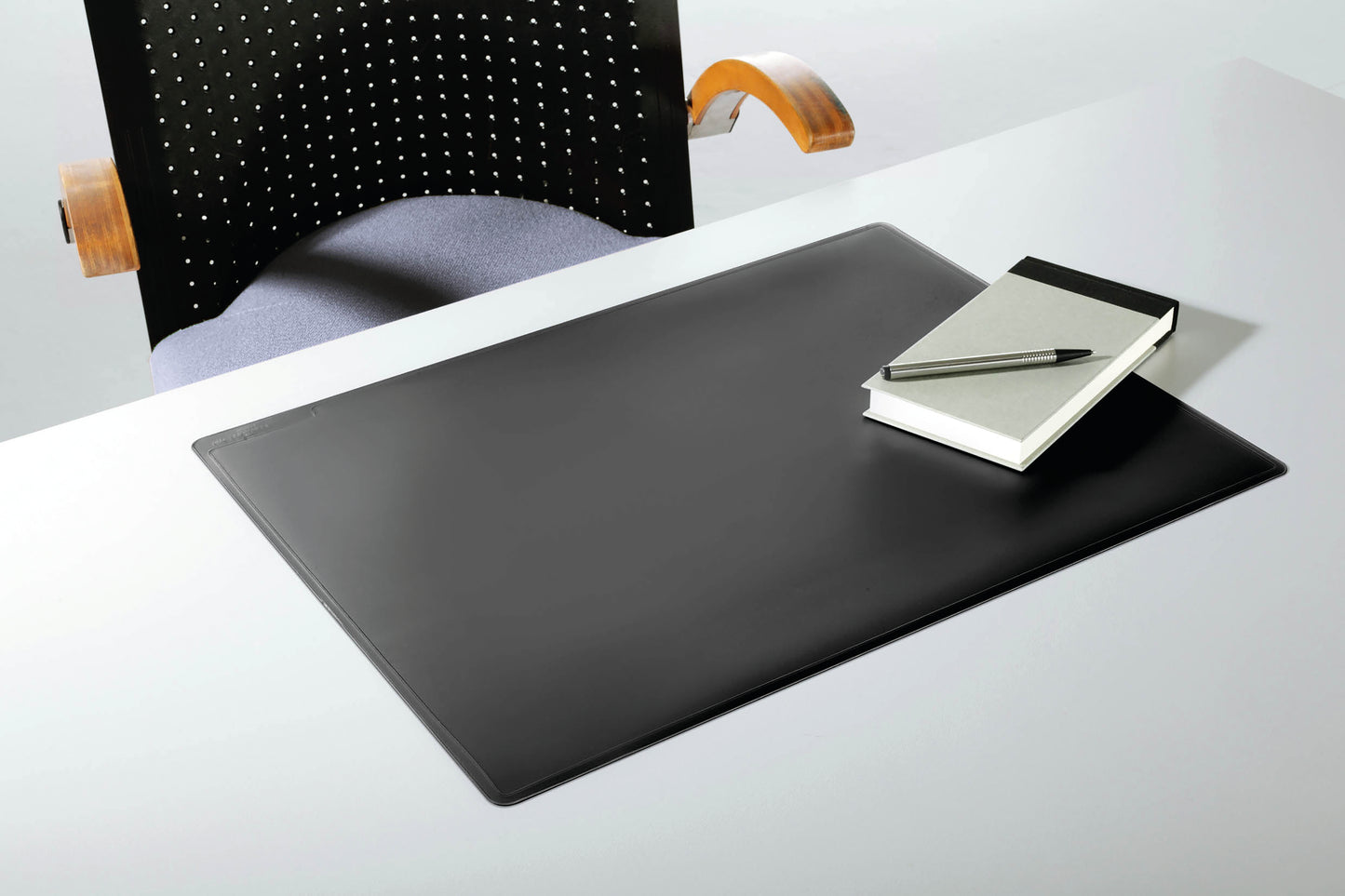 Durable Desk Mat Contoured Edge 530 x 400mm Black 710201