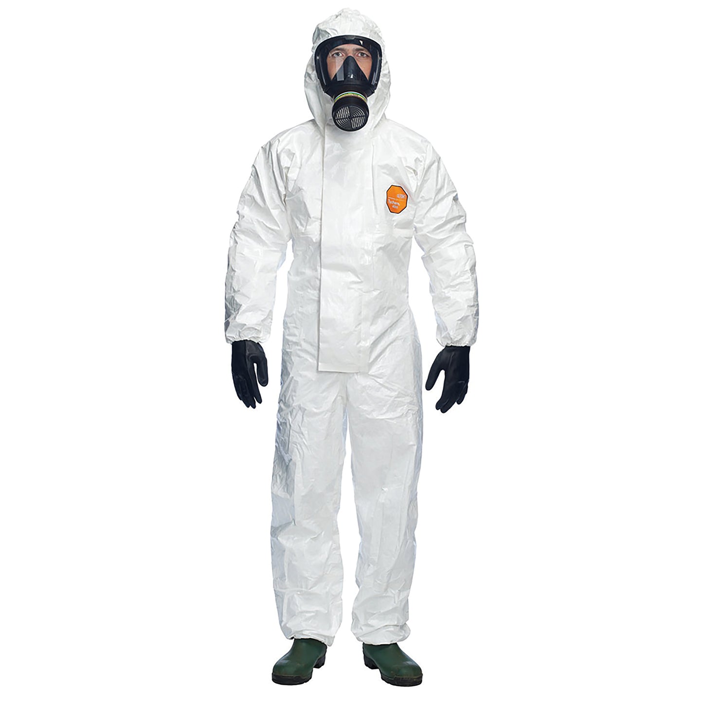 Dupont Tyche 4000S CHZ5 Hooded Coverall White S