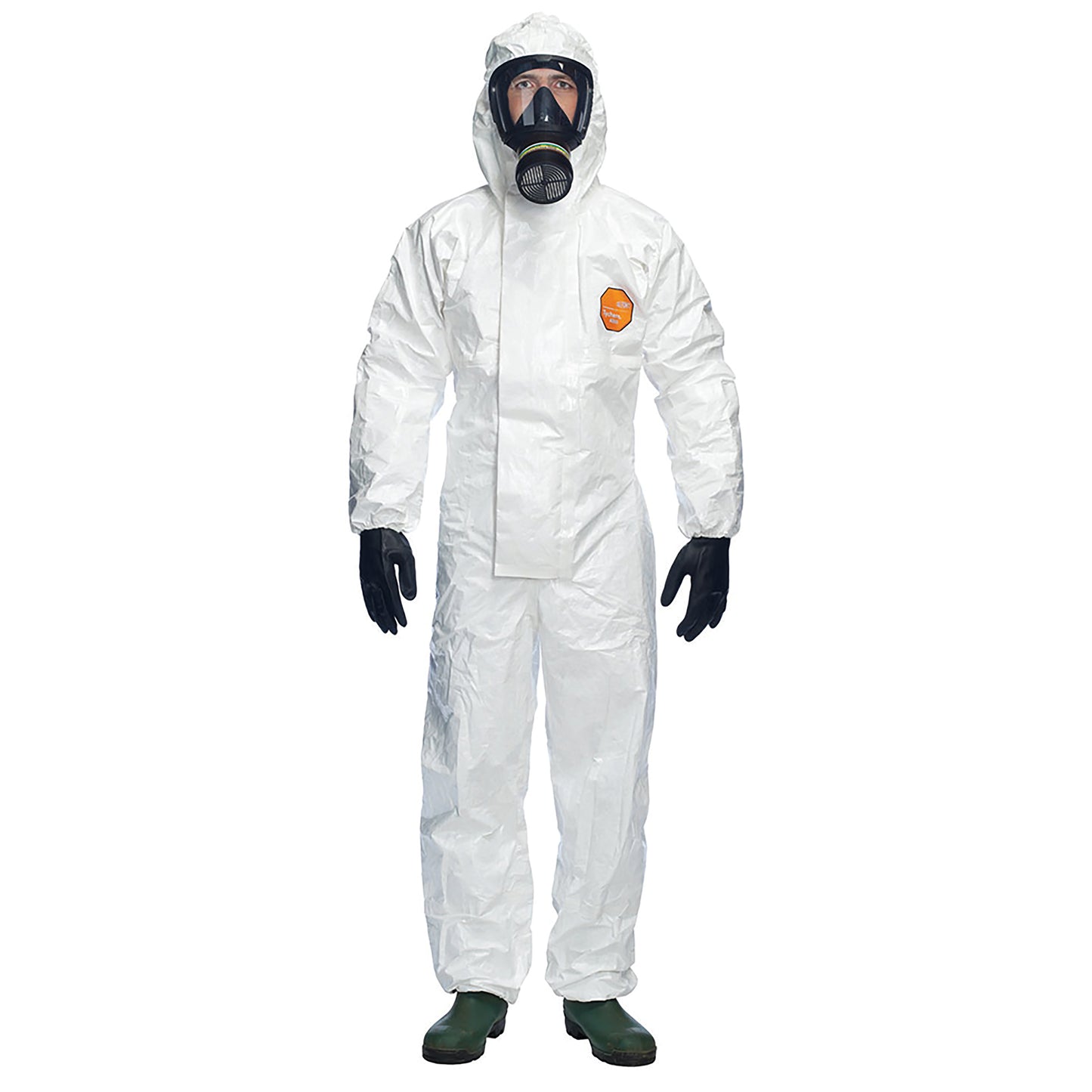 Dupont Tyche 4000S CHZ5 Hooded Coverall White L