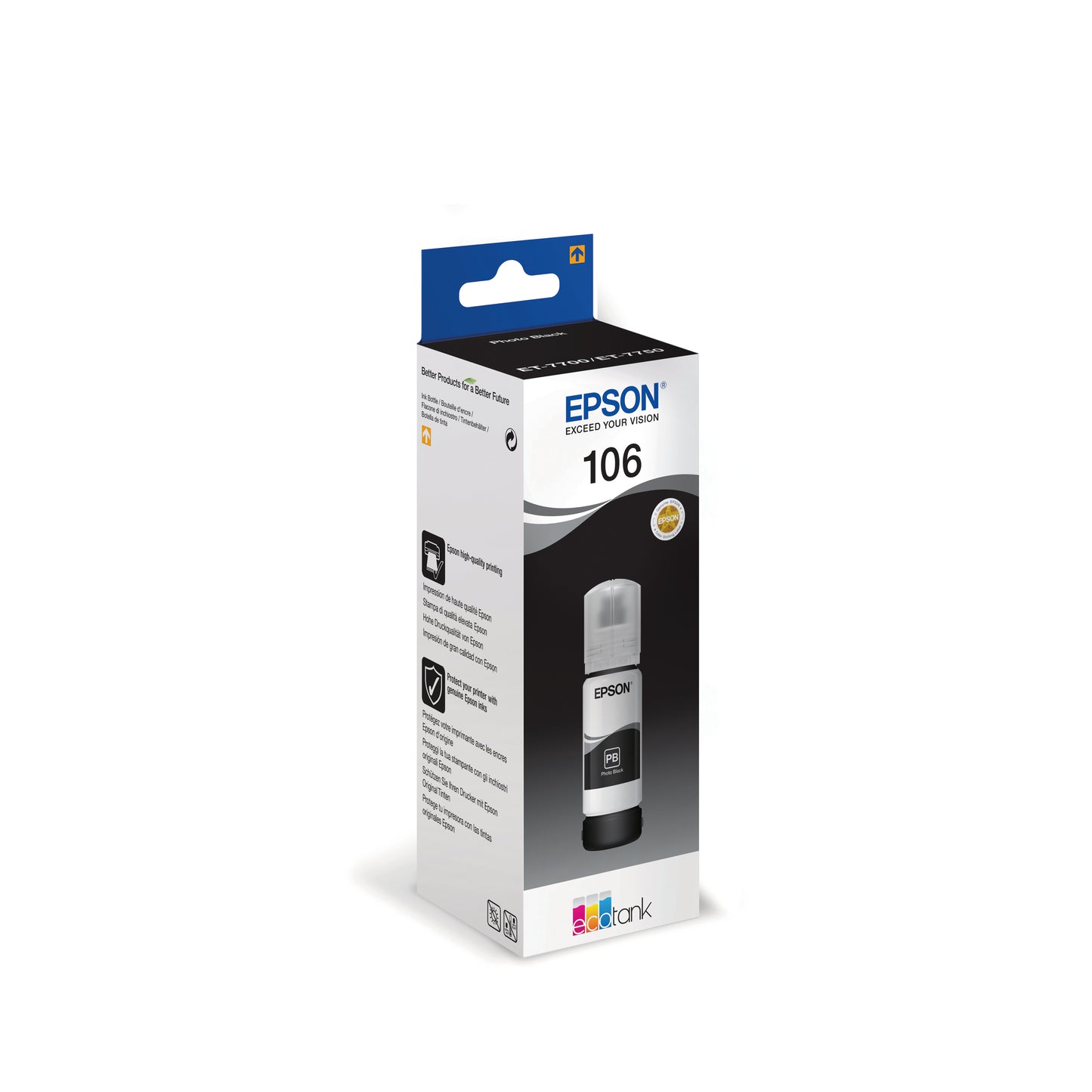 Epson 106 Ink Bottle EcoTank Photo Black C13T00R140