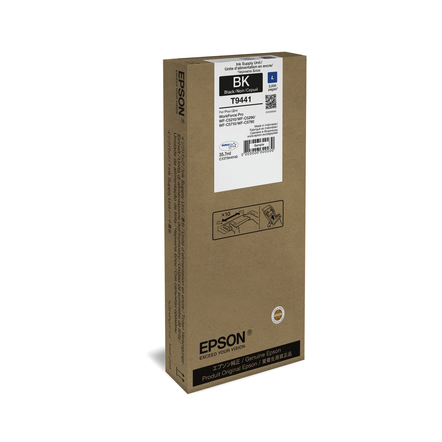 Epson T9441 L Ink Supply Unit For WF-C52xx/WF-C57xx Series Black C13T944140