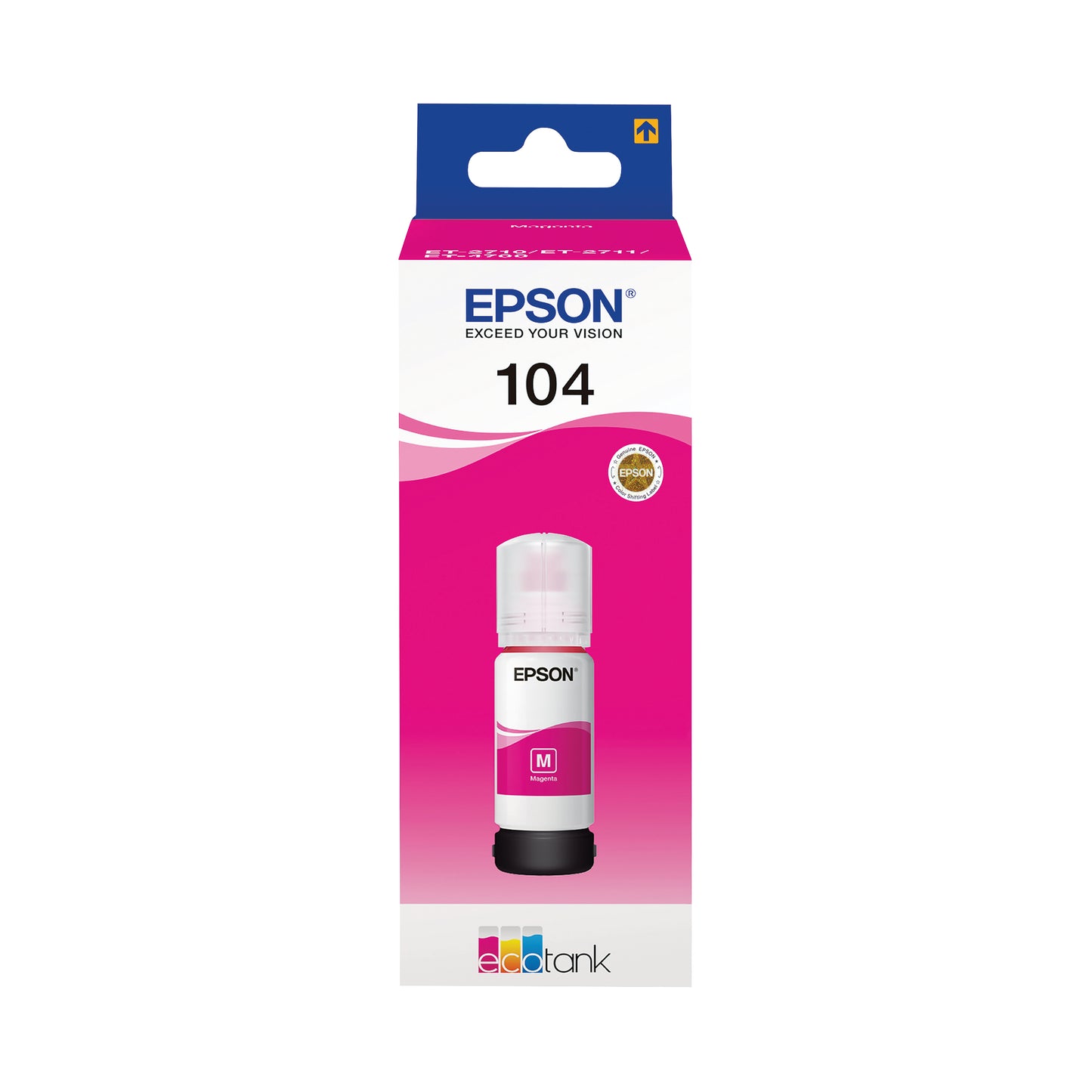 Epson 104 Ink Bottle EcoTank Magenta C13T00P340