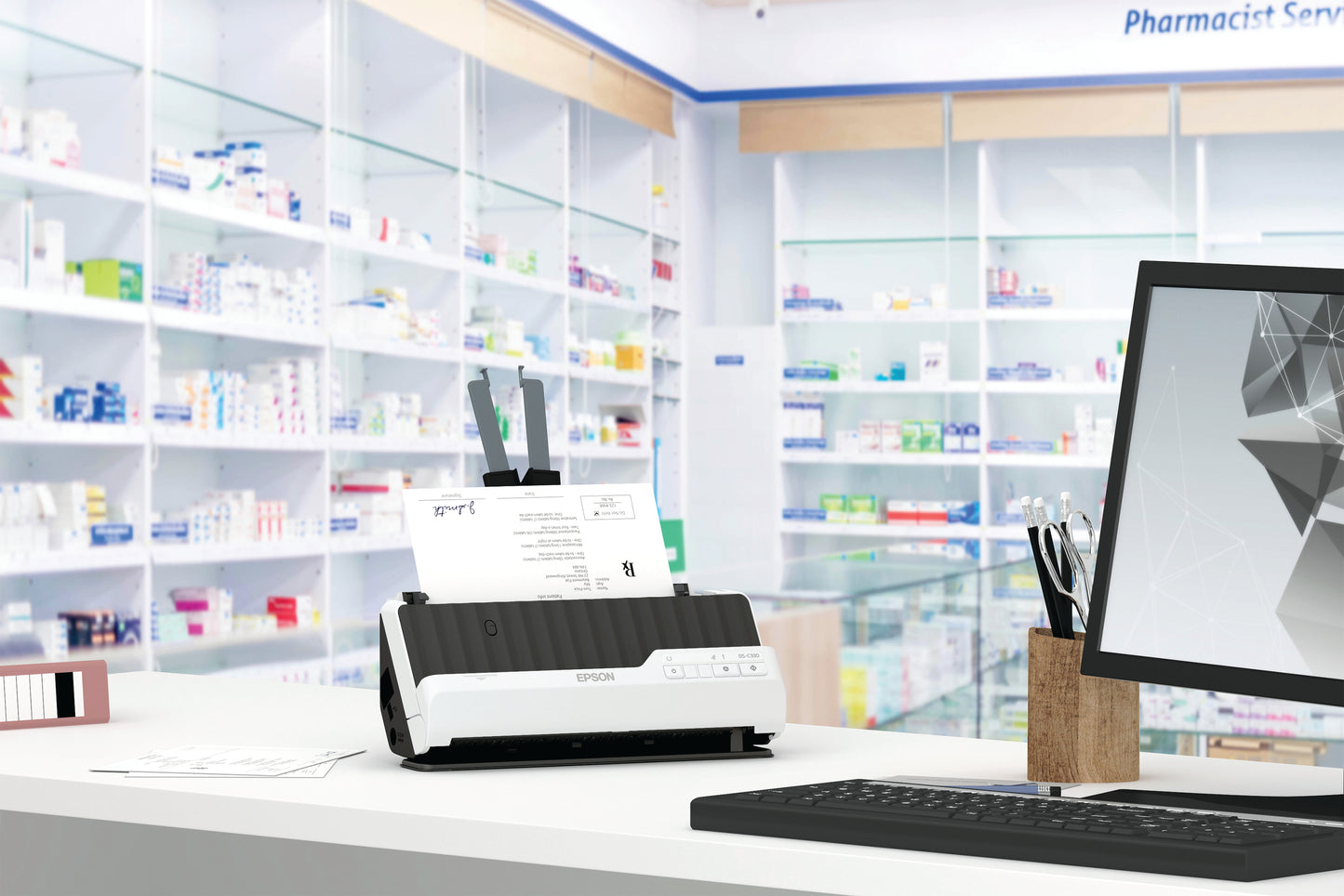 Epson DS-C330 ADF + Sheet-fed scanner 600 x 600 DPI A4 Black, White