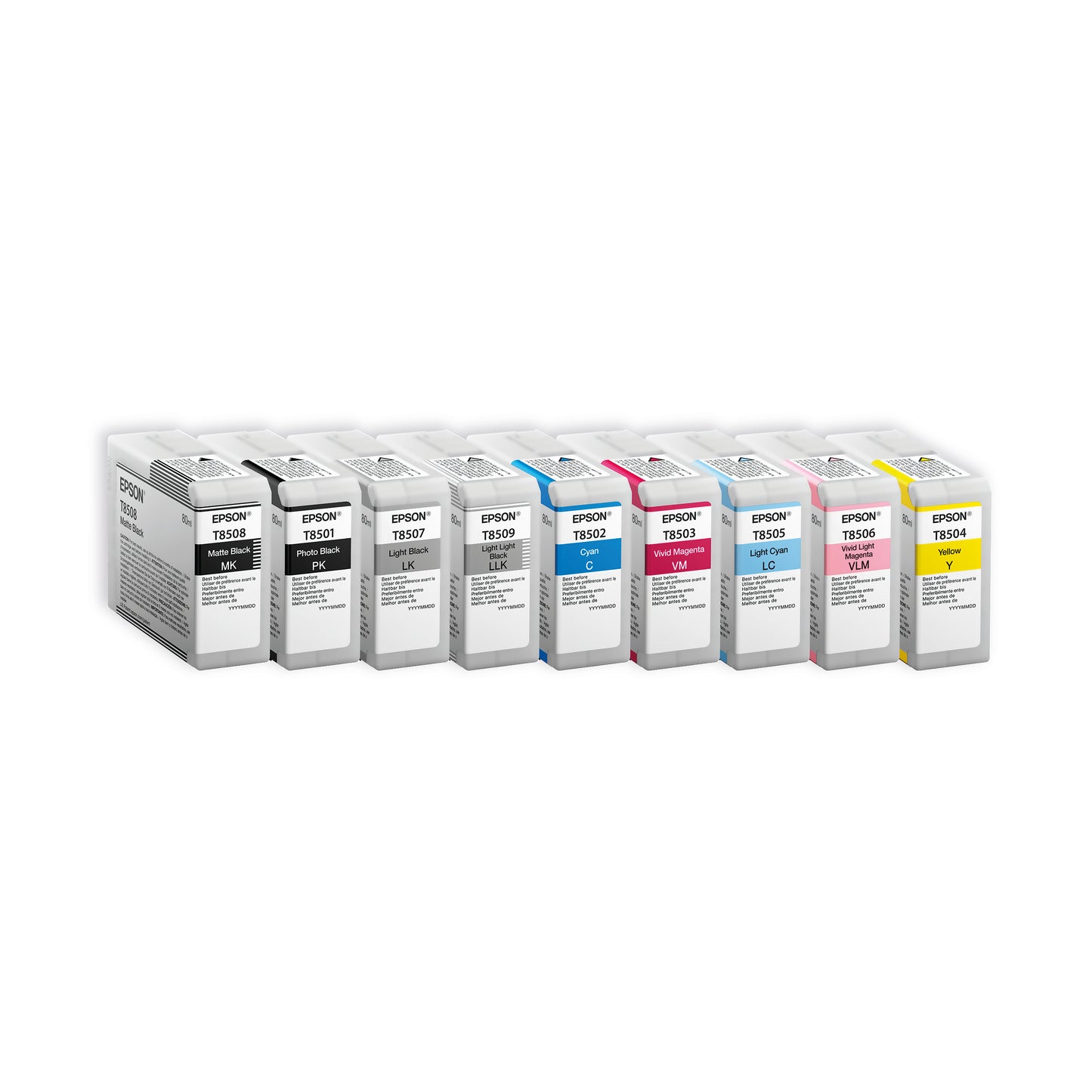 Epson T8502 Ink Cartridge 80ml Cyan C13T850200