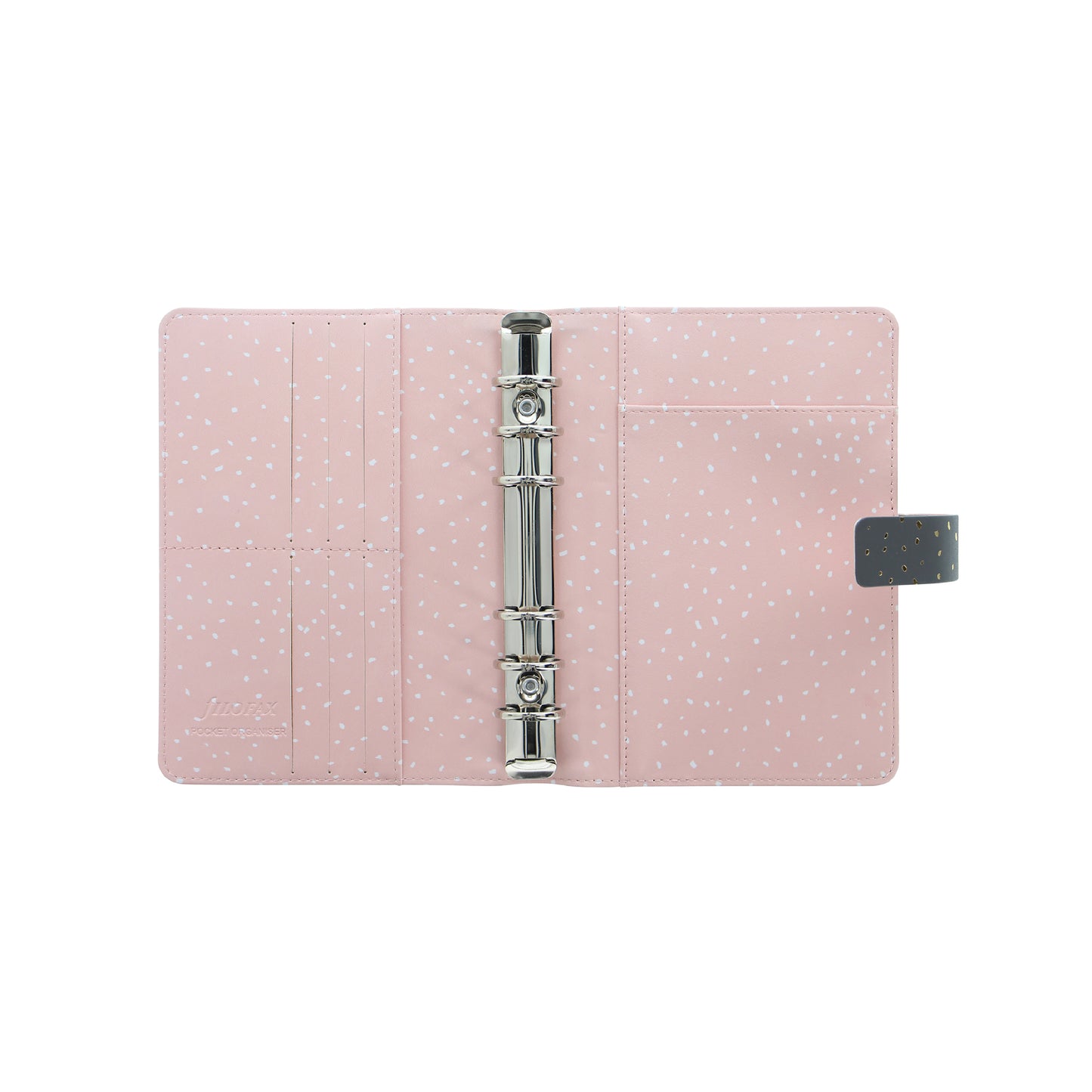 Filofax Confetti Personal Organiser Charcoal 028722