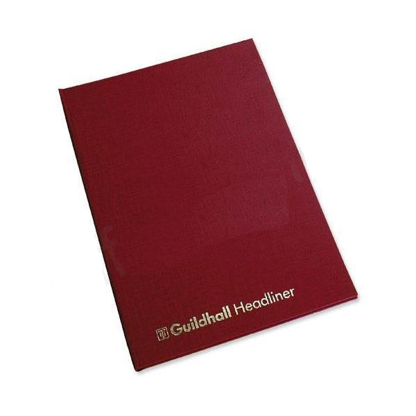 Exacompta Guildhall 298x203mm Headliner Book 80 Pages 38/10 1149