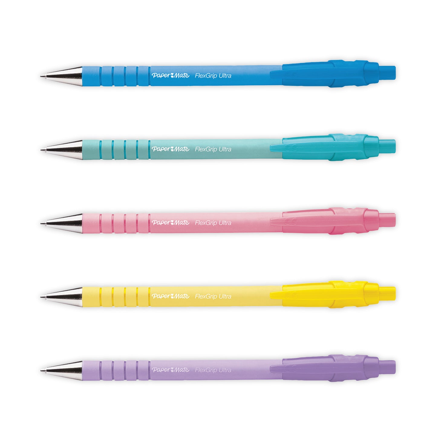 Paper Mate FlexGrip Ultra Ballpoint Pen Medium Black (Pack of 5) 2152934