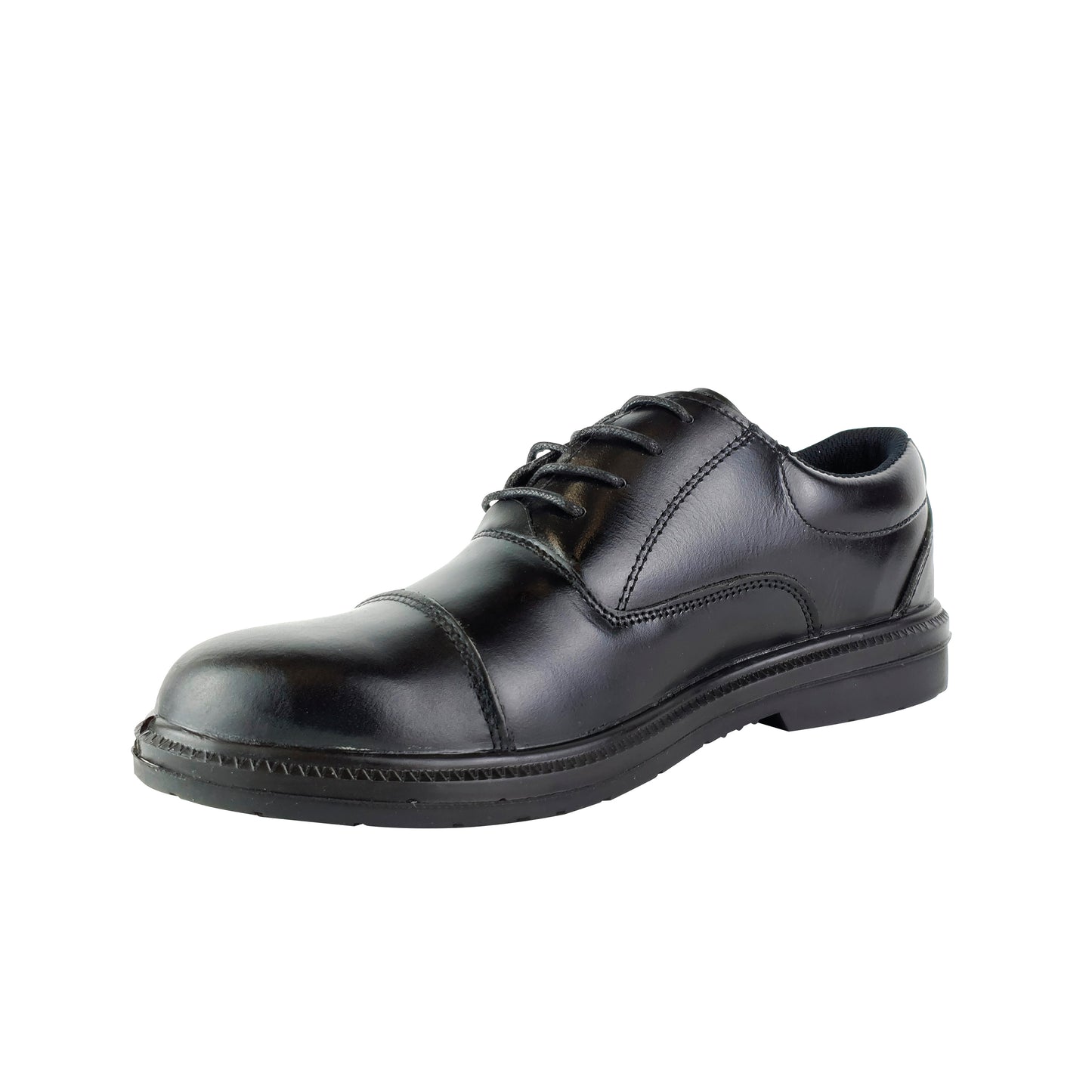 Samson Oxford Safety Shoe Steel Toe Cap Black 12