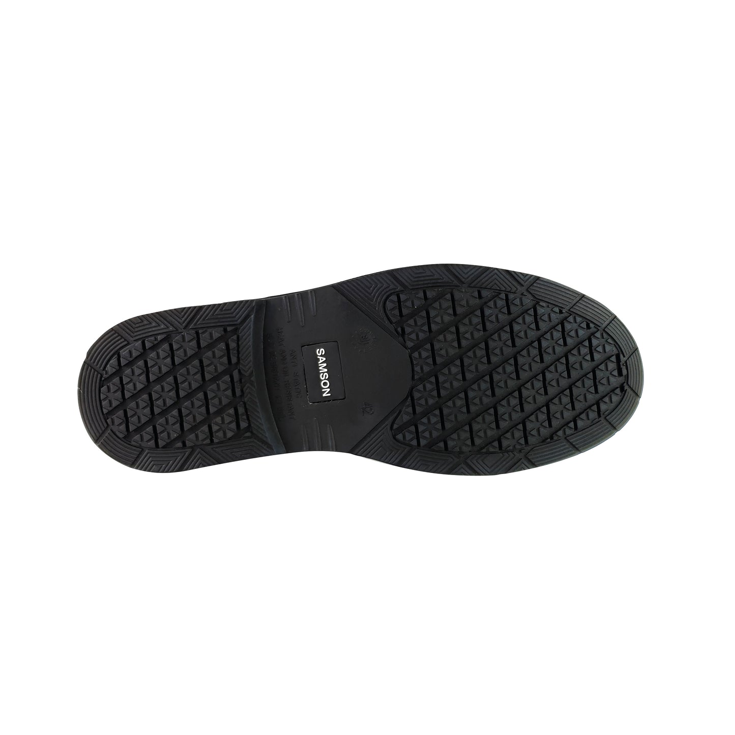 Samson Oxford Safety Shoe Steel Toe Cap Black 13