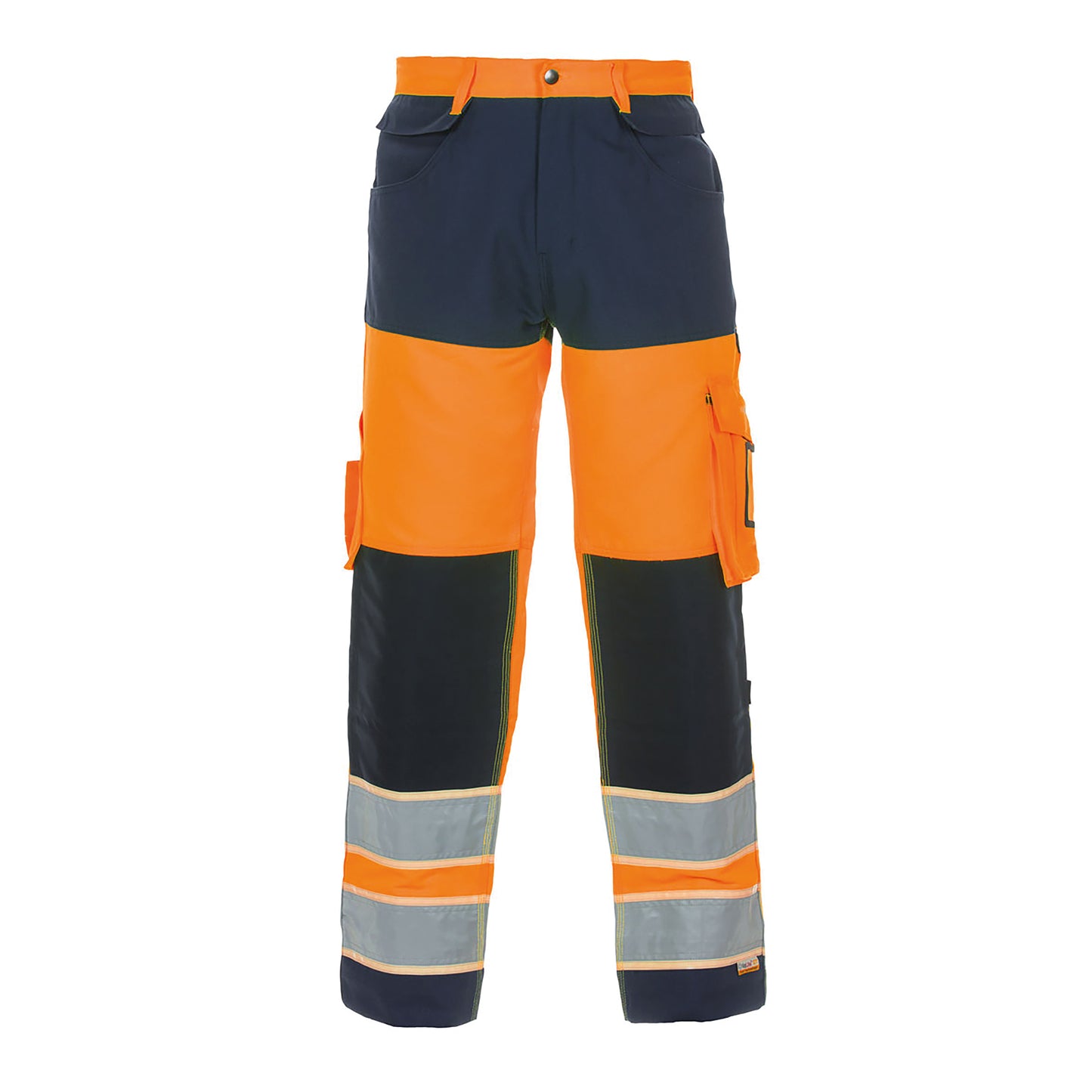 Hydrowear Idstein High Visibility GID Two Tone Trousers Orange/Navy Blue 46
