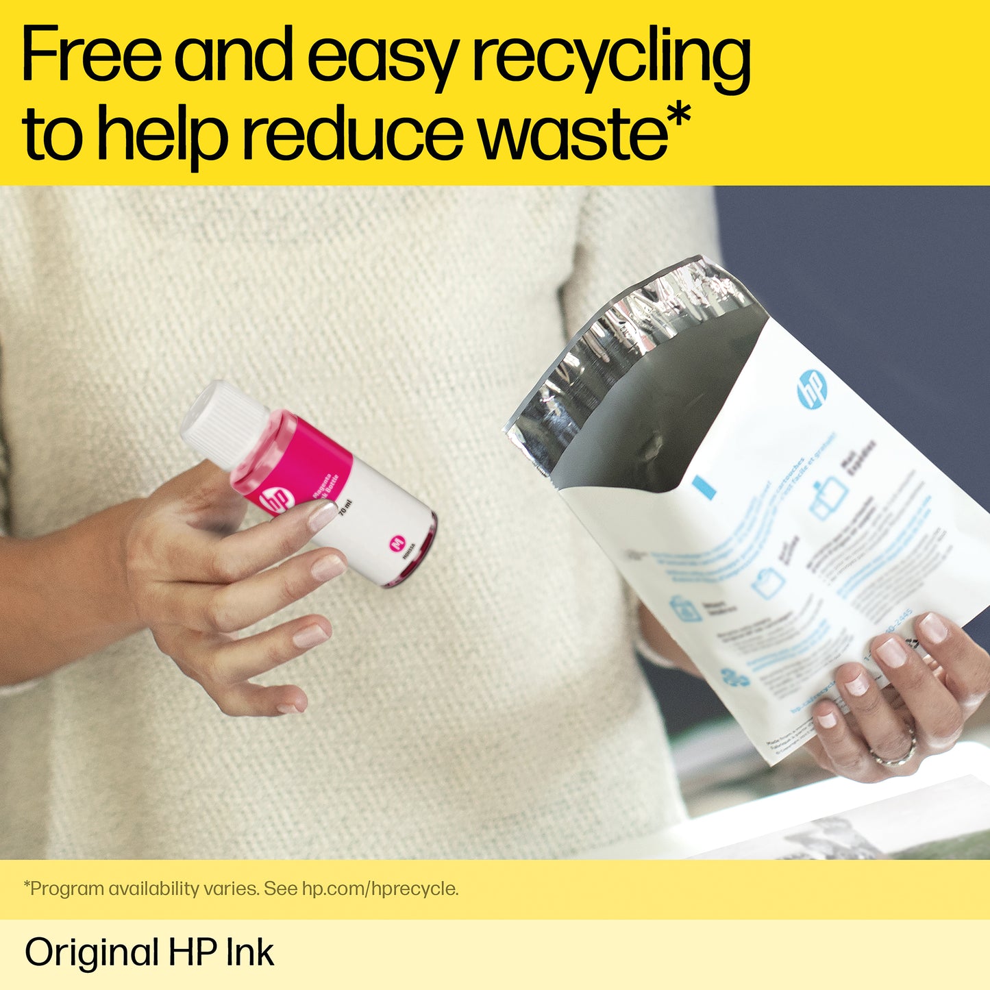 HP 31 Ink Bottle 70ml Magenta 1VU27AE