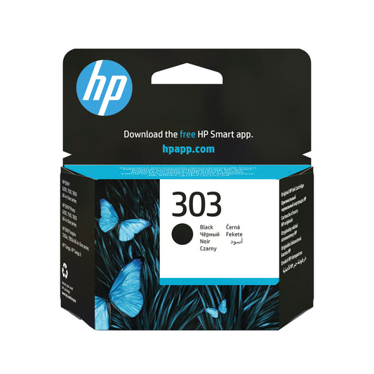 HP Original 303 Black Ink Cartridge T6N02AE