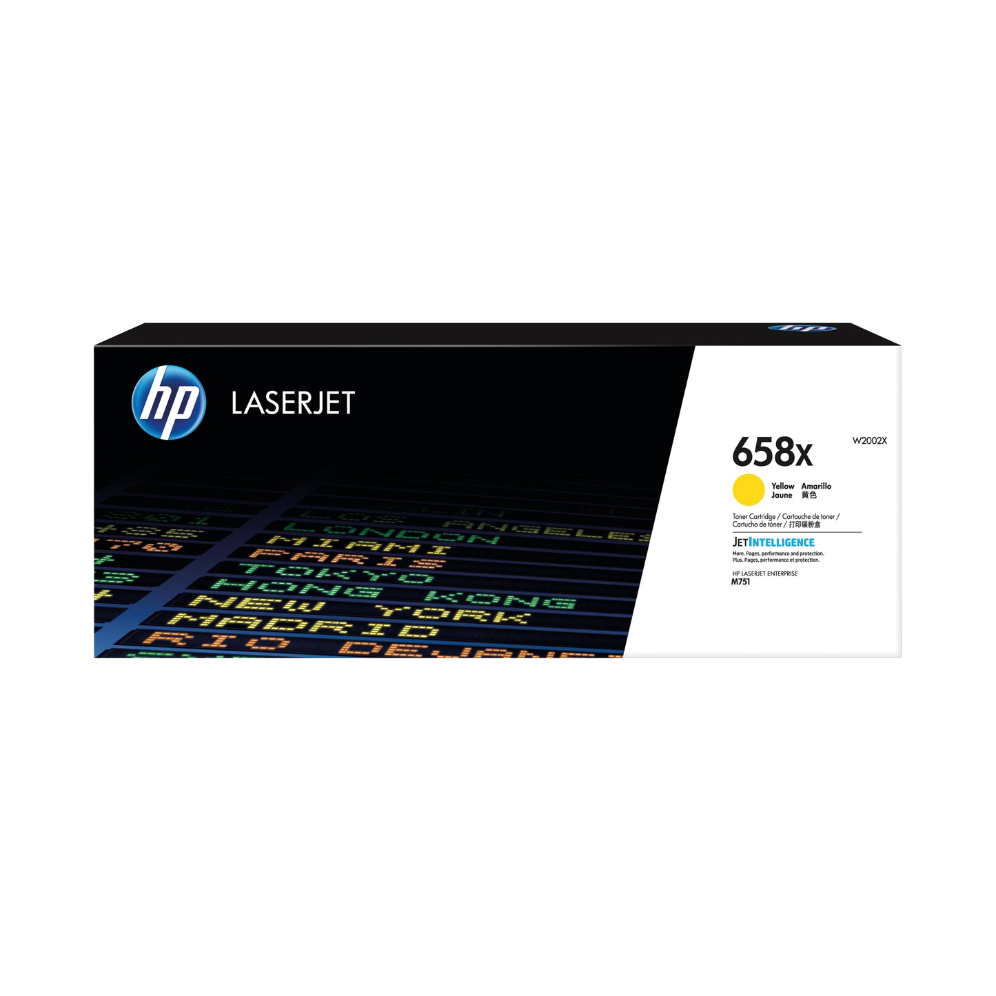 HP 658X LaserJet Toner Cartridge Yellow W2002X