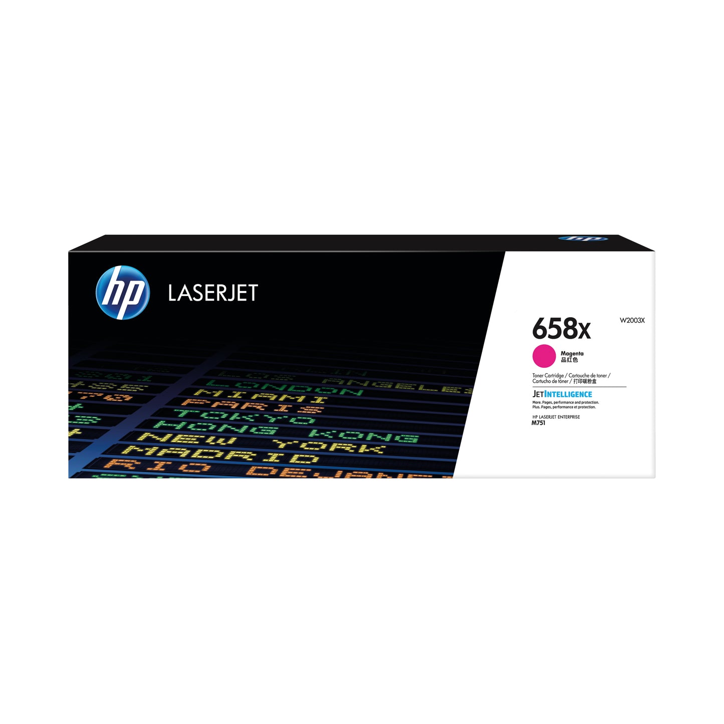 HP 658X LaserJet Toner Cartridge Magenta W2003X