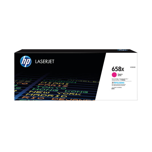 HP 658X LaserJet Toner Cartridge Magenta W2003X