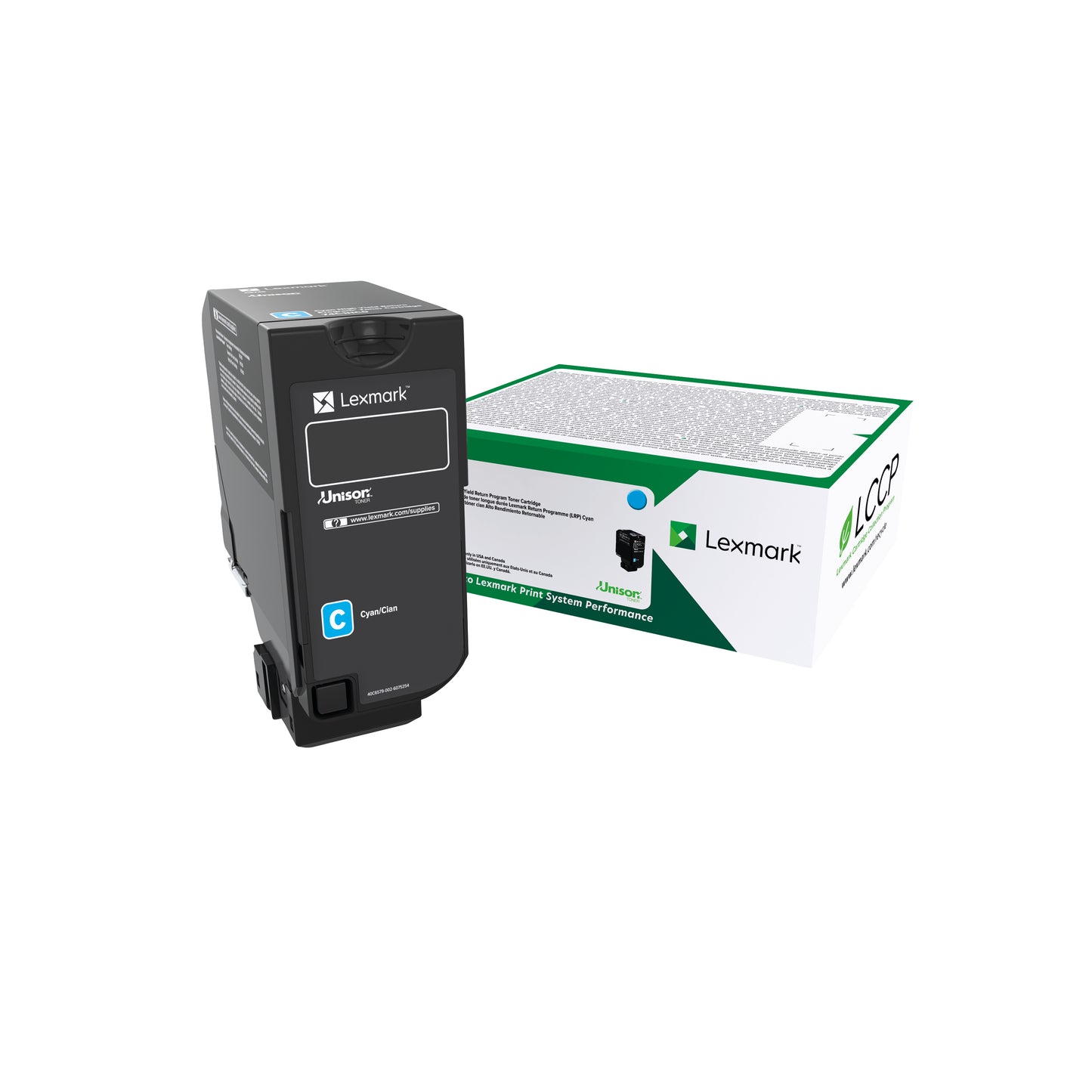 Lexmark Cyan Corporate 12K Toner Cartridge 74C2HCE