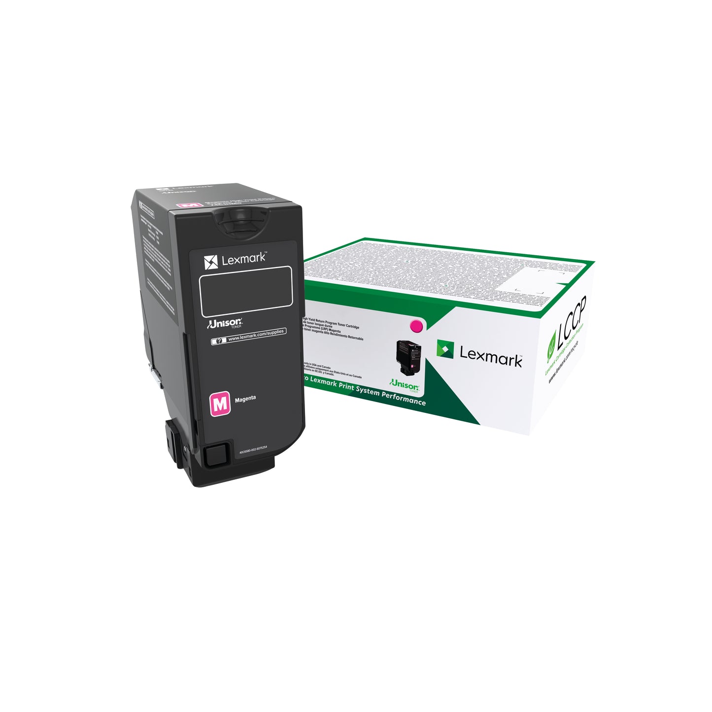 Lexmark Magenta Corporate 12K Toner Cartridge 74C2HME