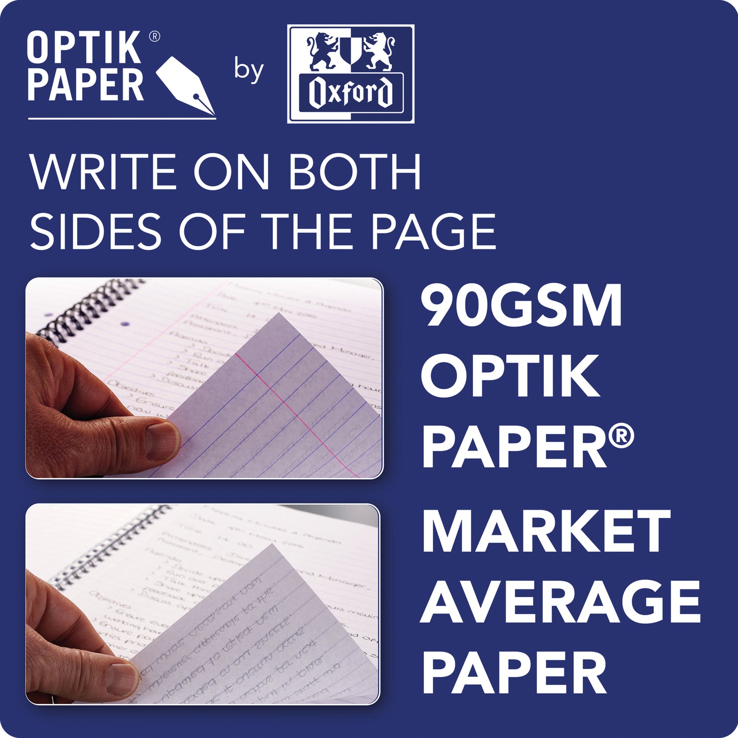 Oxford My Notes Wirebound Notebook 200 Pages A4 Assorted (Pack of 3) 400159501