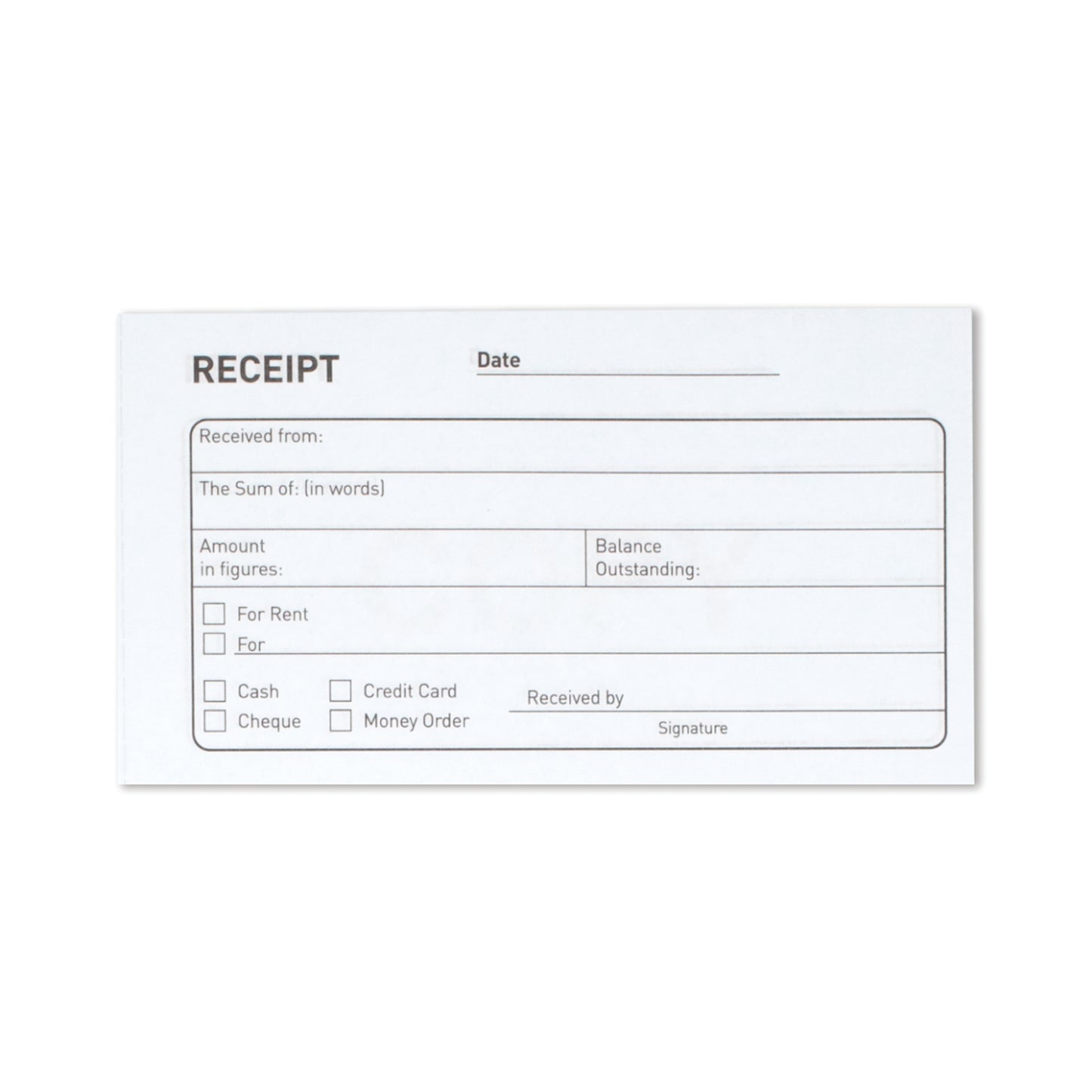 Challenge Duplicate Receipt Book 200 Sets 280x141mm 100080056