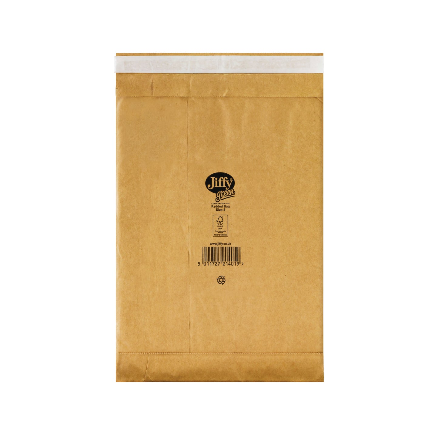 Jiffy Padded Bag Size 4 225x343mm Gold PB-4 (Pack of 100) JPB-4