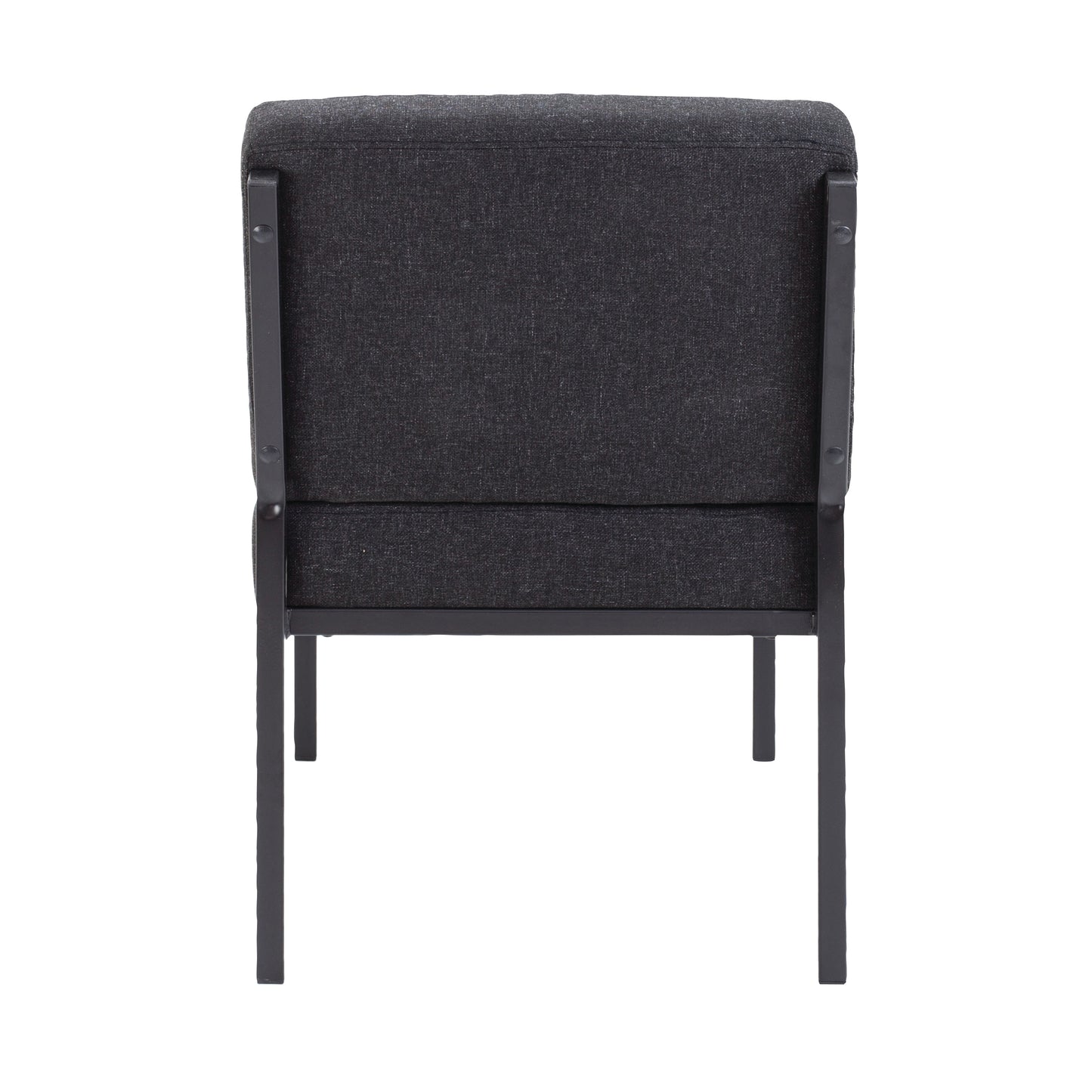 Jemini Reception Chair 520x670x800mm Charcoal KF04010