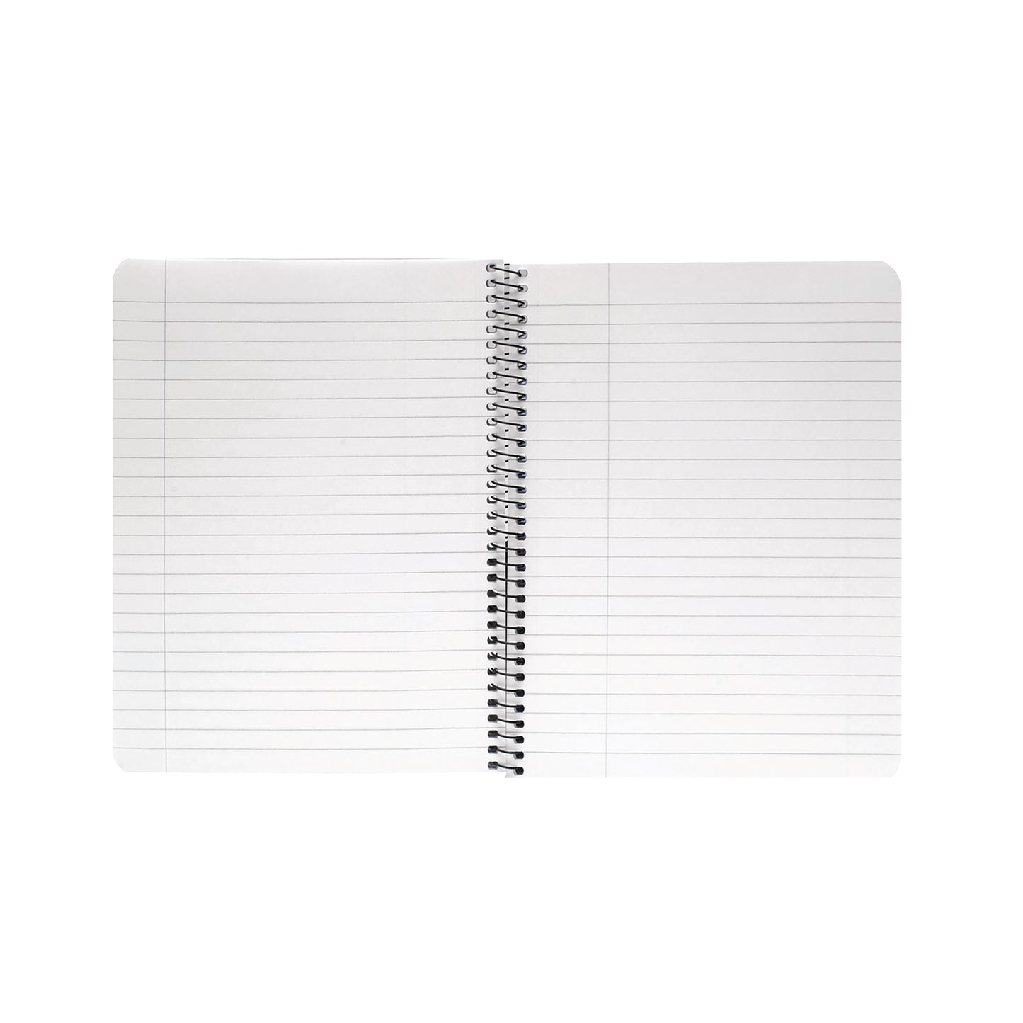 Q-Connect Spiral Bound Polypropylene Notebook 160 Pages A5 Blue (Pack of 5) KF10034