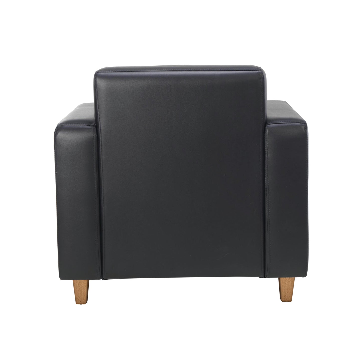 Jemini Iceberg PU Armchair Wooden Foot KF70107