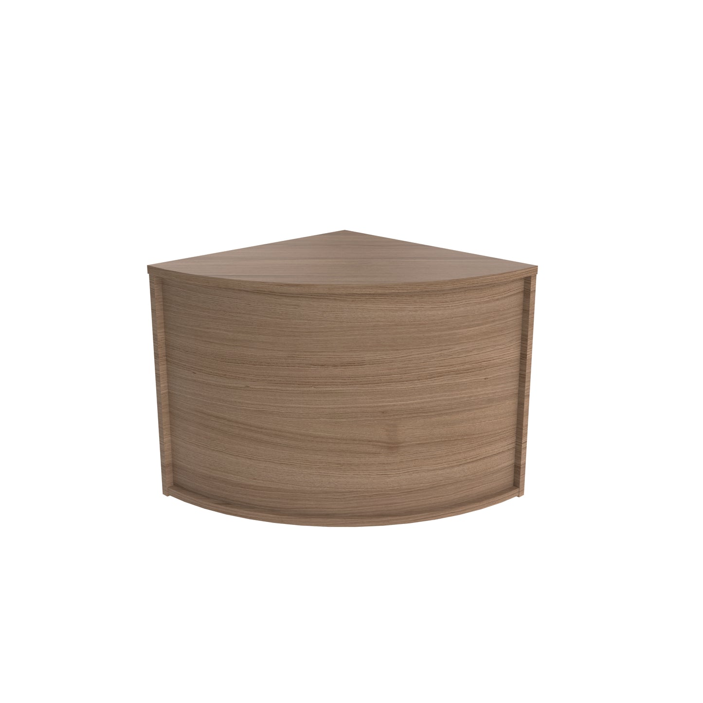 Jemini Reception Modular Corner Desk Unit 800x800x740mm Grey Oak KF71544