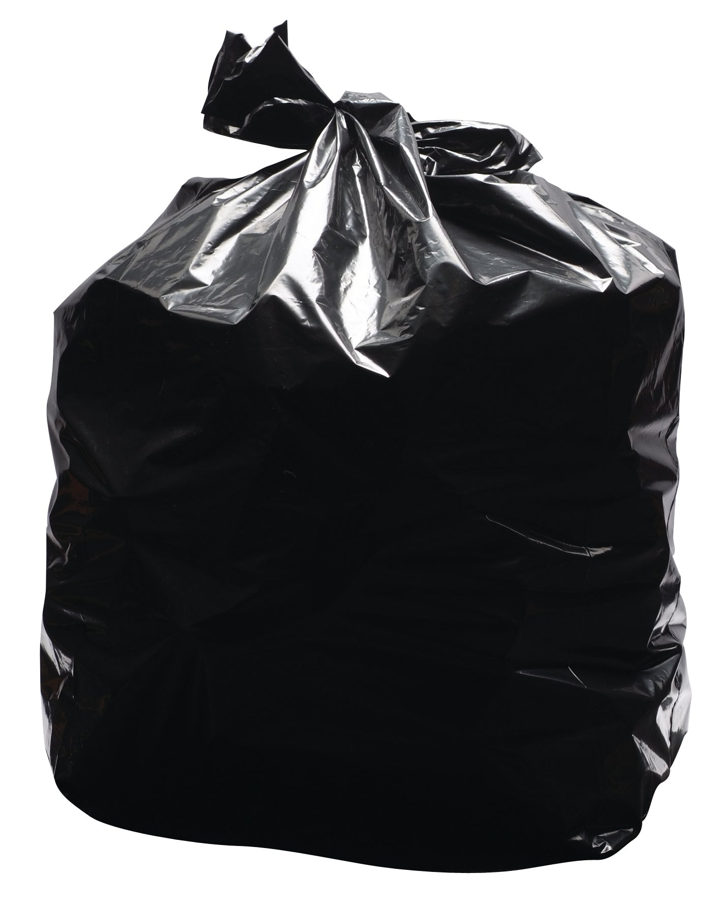 2Work Light Duty Refuse Sack Black (Pack of 200) KF73375