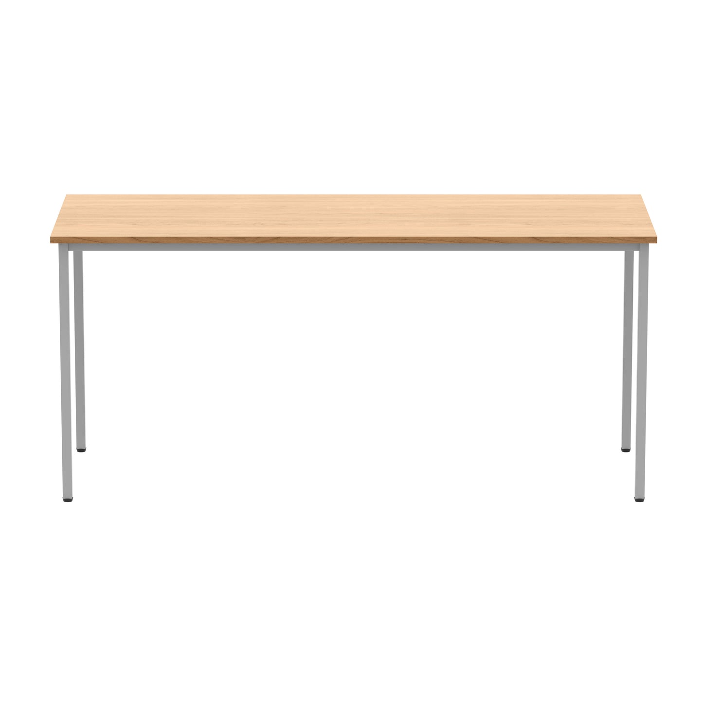 Astin Rectangular Multipurpose Table 1600x600x730mm Norwegian Beech/Silver KF77733