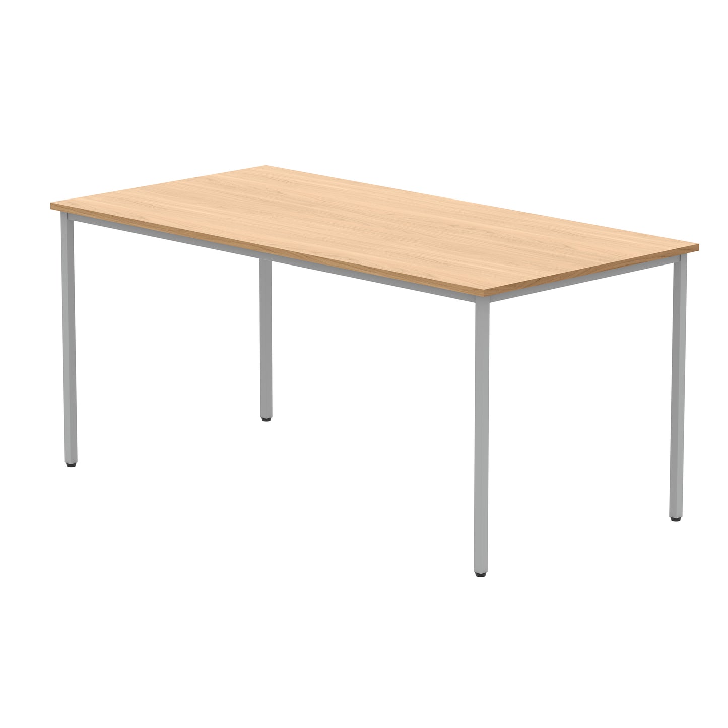 Astin Rectangular Multipurpose Table 1600x800x730mm Norwegian Beech/Silver KF77735