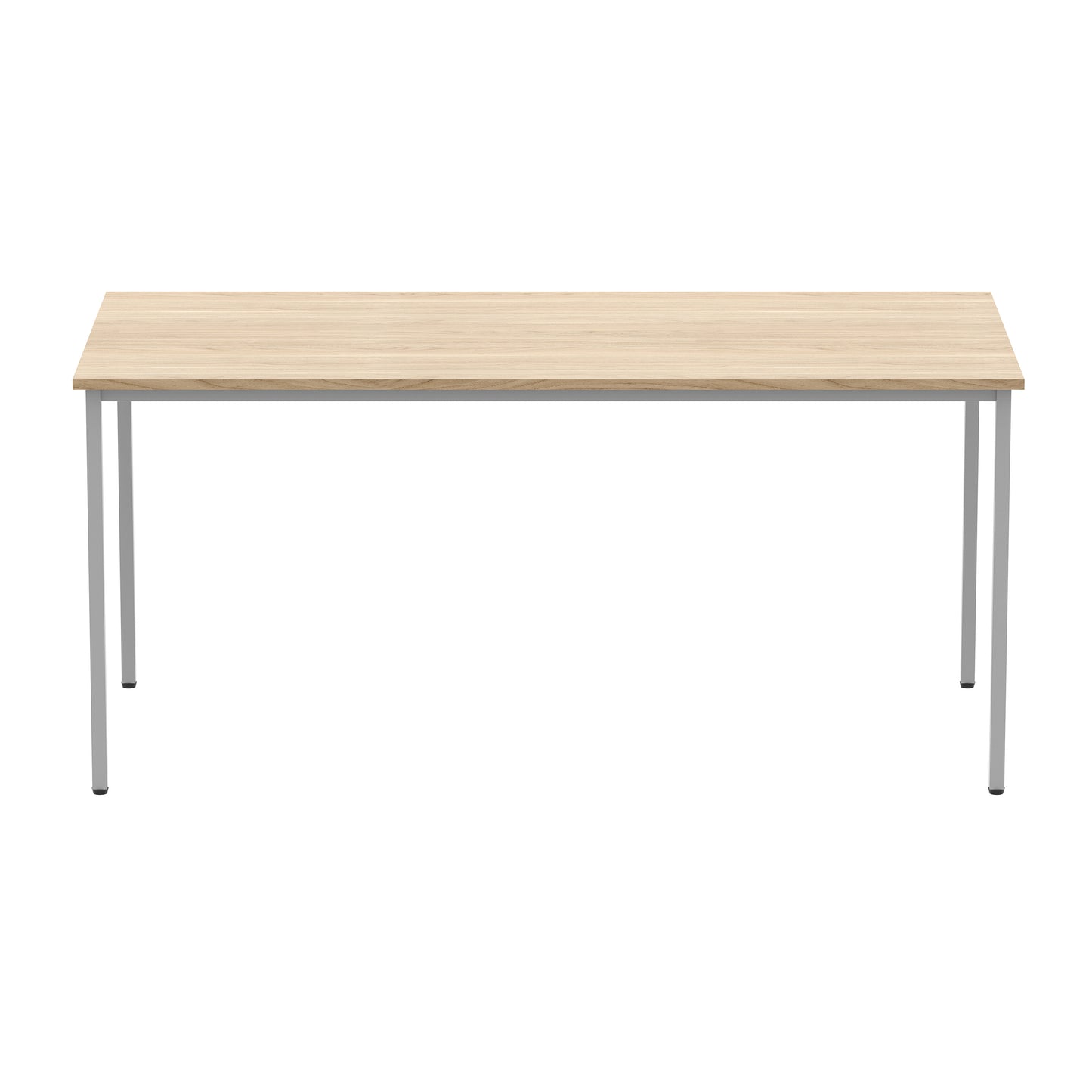 Astin Rectangular Multipurpose Table 1600x800x730mm Canadian Oak/Silver KF77739