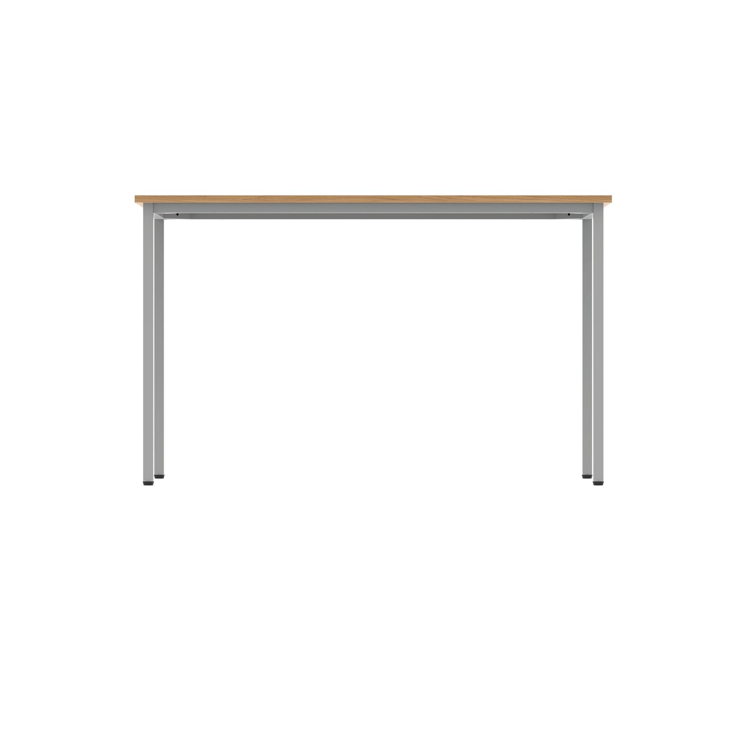 Polaris Rectangular Multipurpose Table 1200x600x730mm Norwegian Beech/Silver KF77890