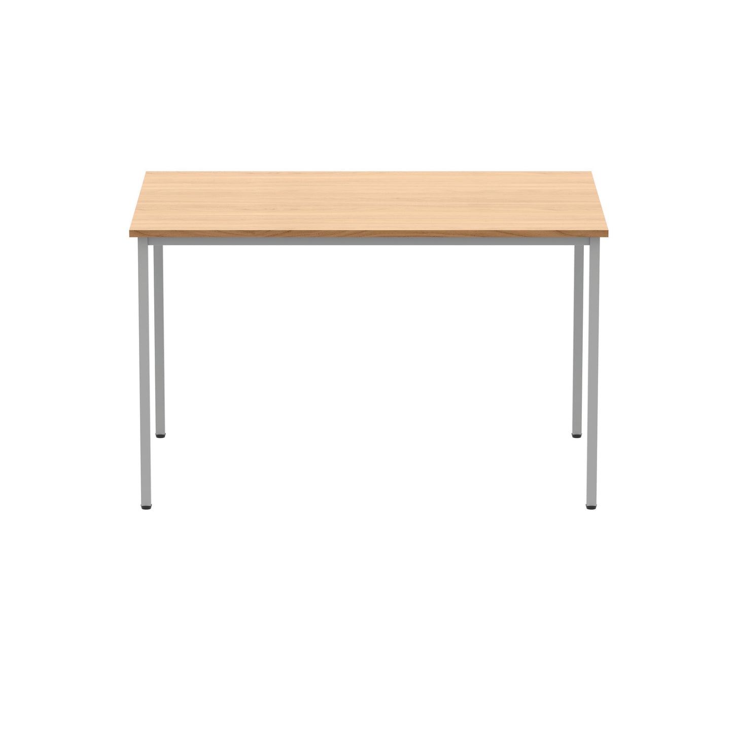 Polaris Rectangular Multipurpose Table 1200x800x730mm Norwegian Beech/Silver KF77892