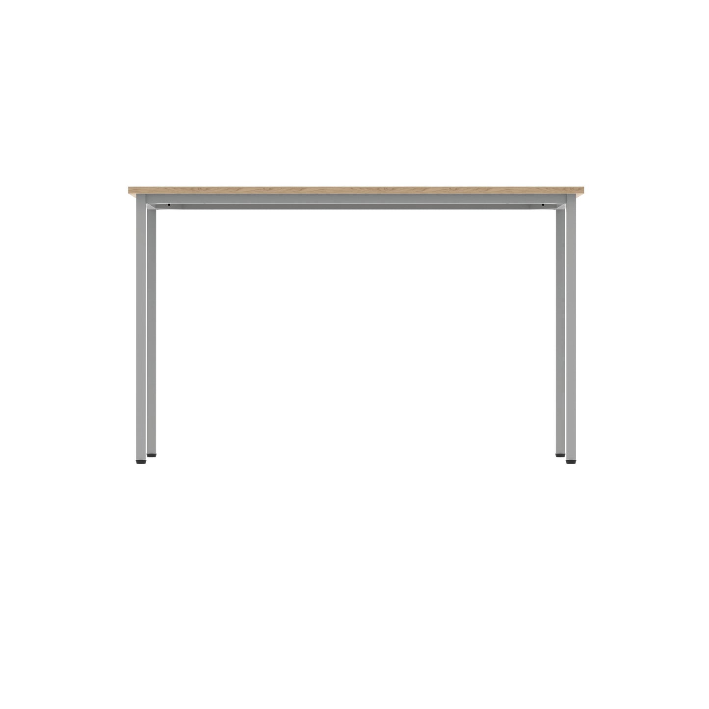 Polaris Rectangular Multipurpose Table 1200x600x730mm Canadian Oak/Silver KF77894