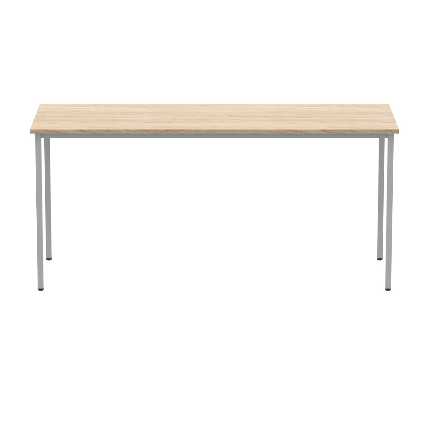 Polaris Rectangular Multipurpose Table 1600x600x730mm Canadian Oak/Silver KF77895