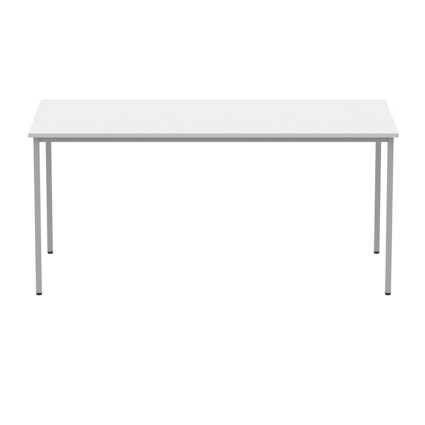 Polaris Rectangular Multipurpose Table 1600x800x730mm Arctic White/Silver KF77901