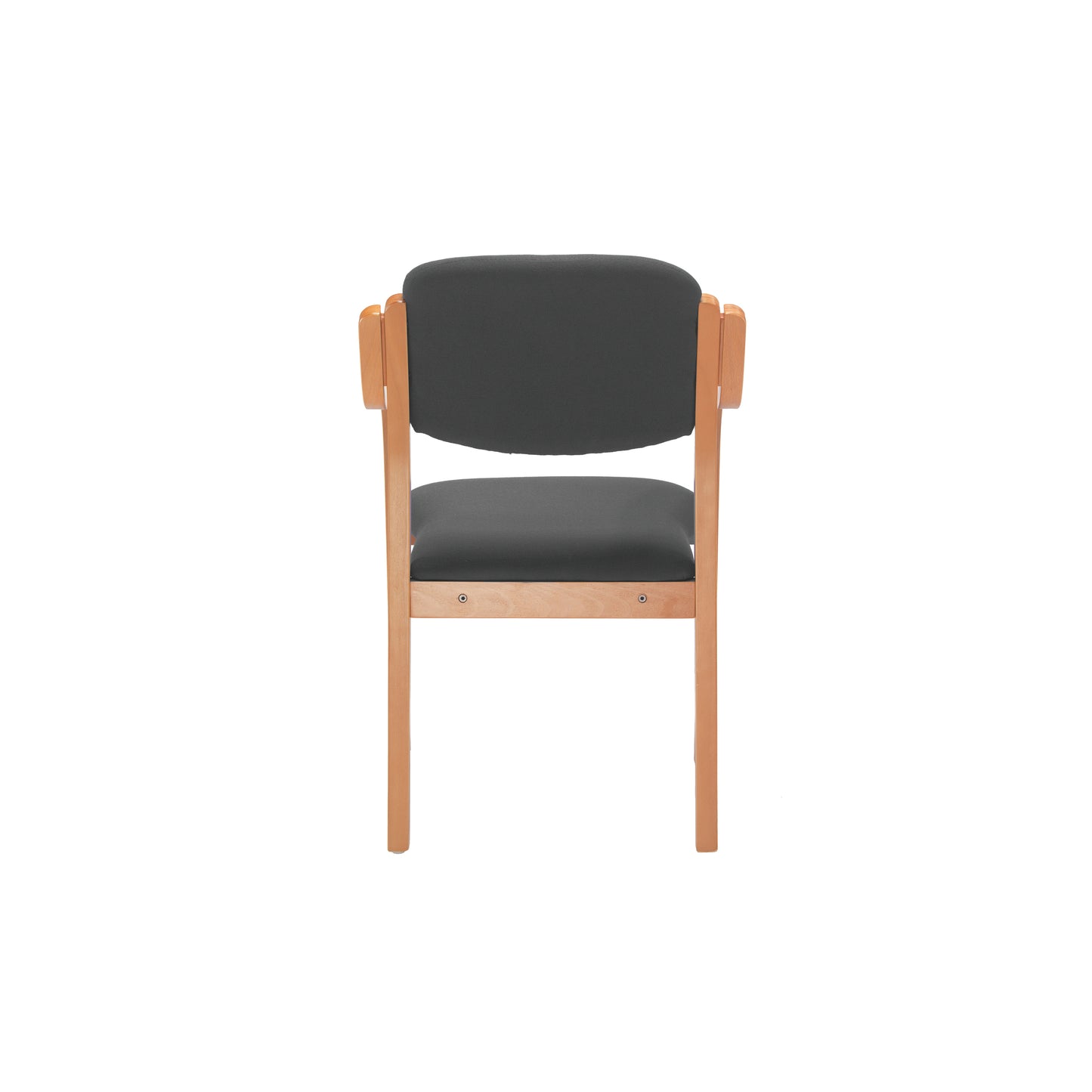 Jemini Wood Frame Arm Chair 700x700x850mm Charcoal KF78681