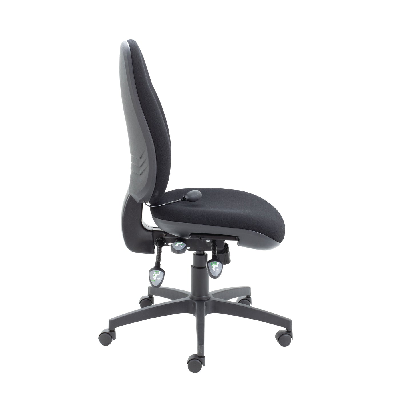 Arista High Back Ergonomic Task Chair 700x700x1040-1160mm Black KF78699