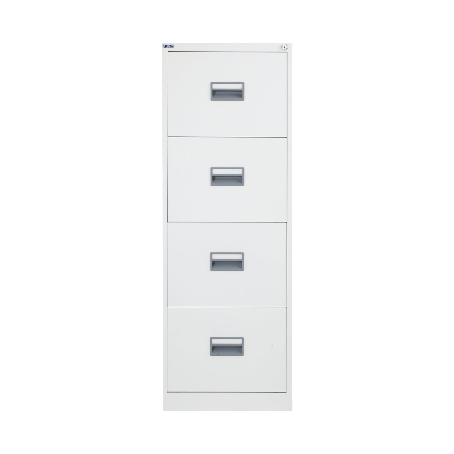Talos 4 Drawer Filing Cabinet 465x620x1300mm White KF78773